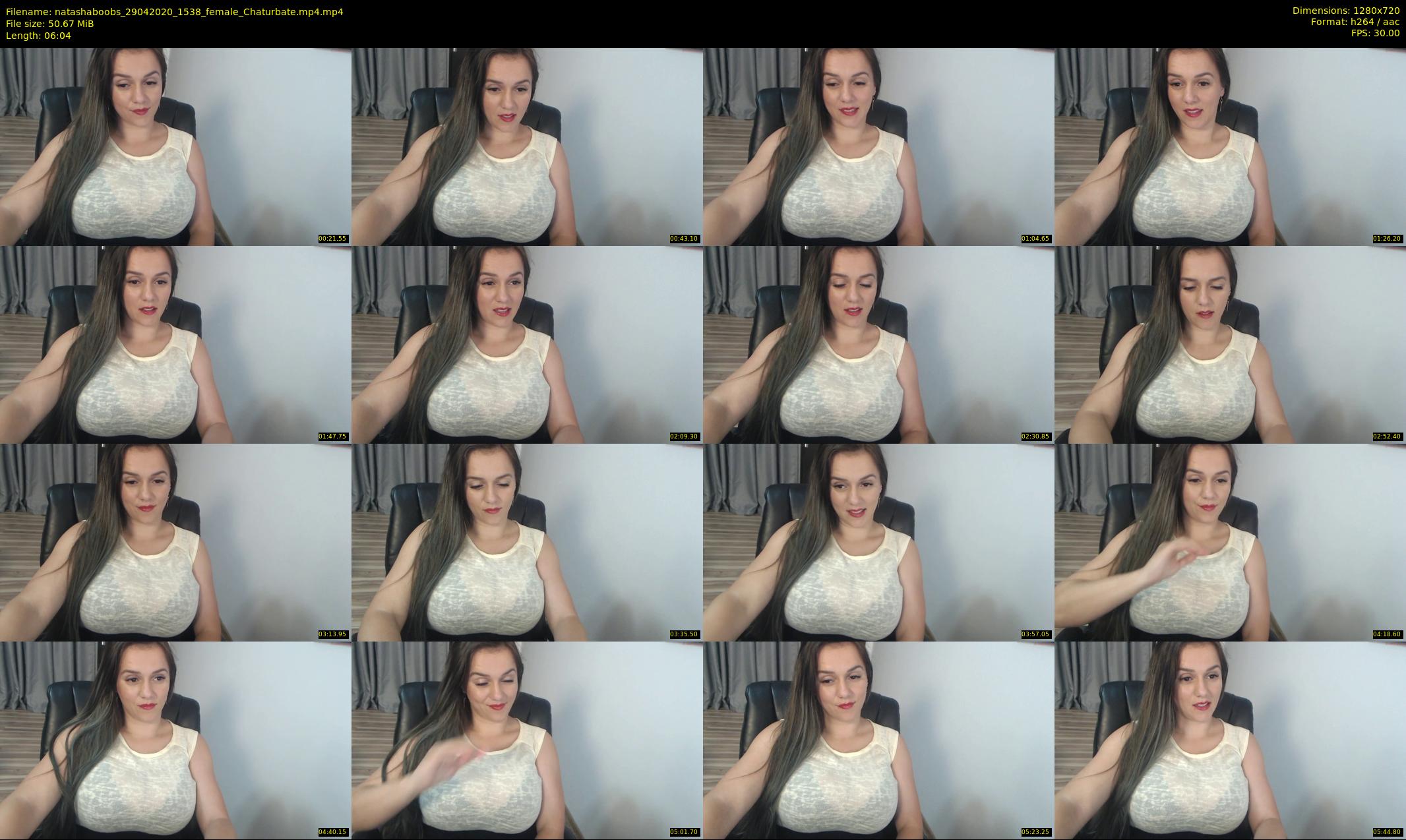 natashaboobs — 7 minute Chaturbate female cam show recording, 720p, Apr 29, 2020