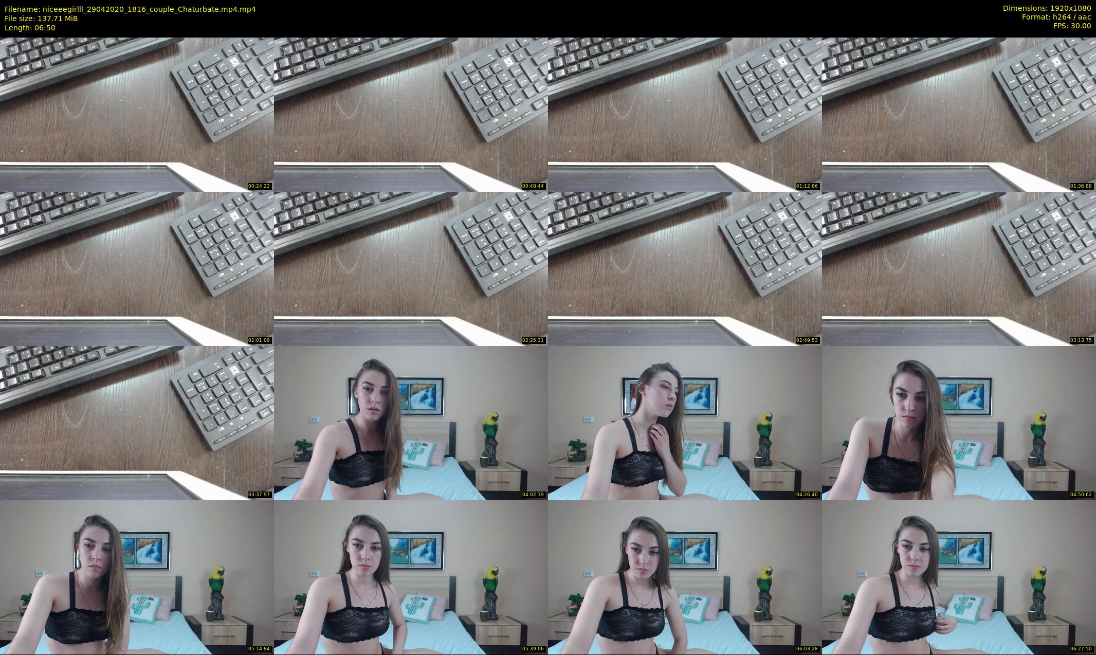 niceeegirlll — 7 minute Chaturbate couple cam show recording, 1080p, Apr 29, 2020