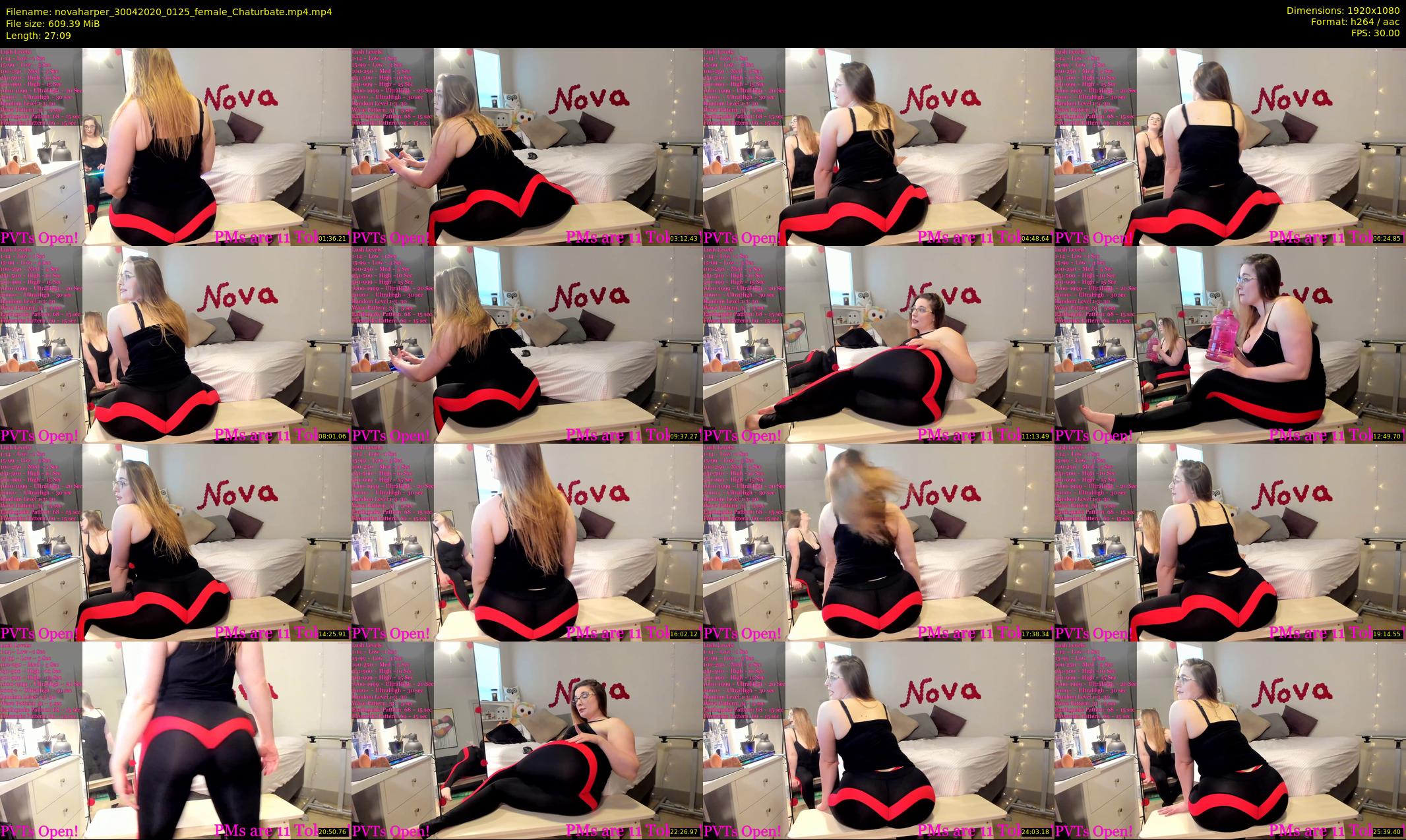 novaharper — 28 minute Chaturbate female cam show recording, 1080p, Apr 30, 2020