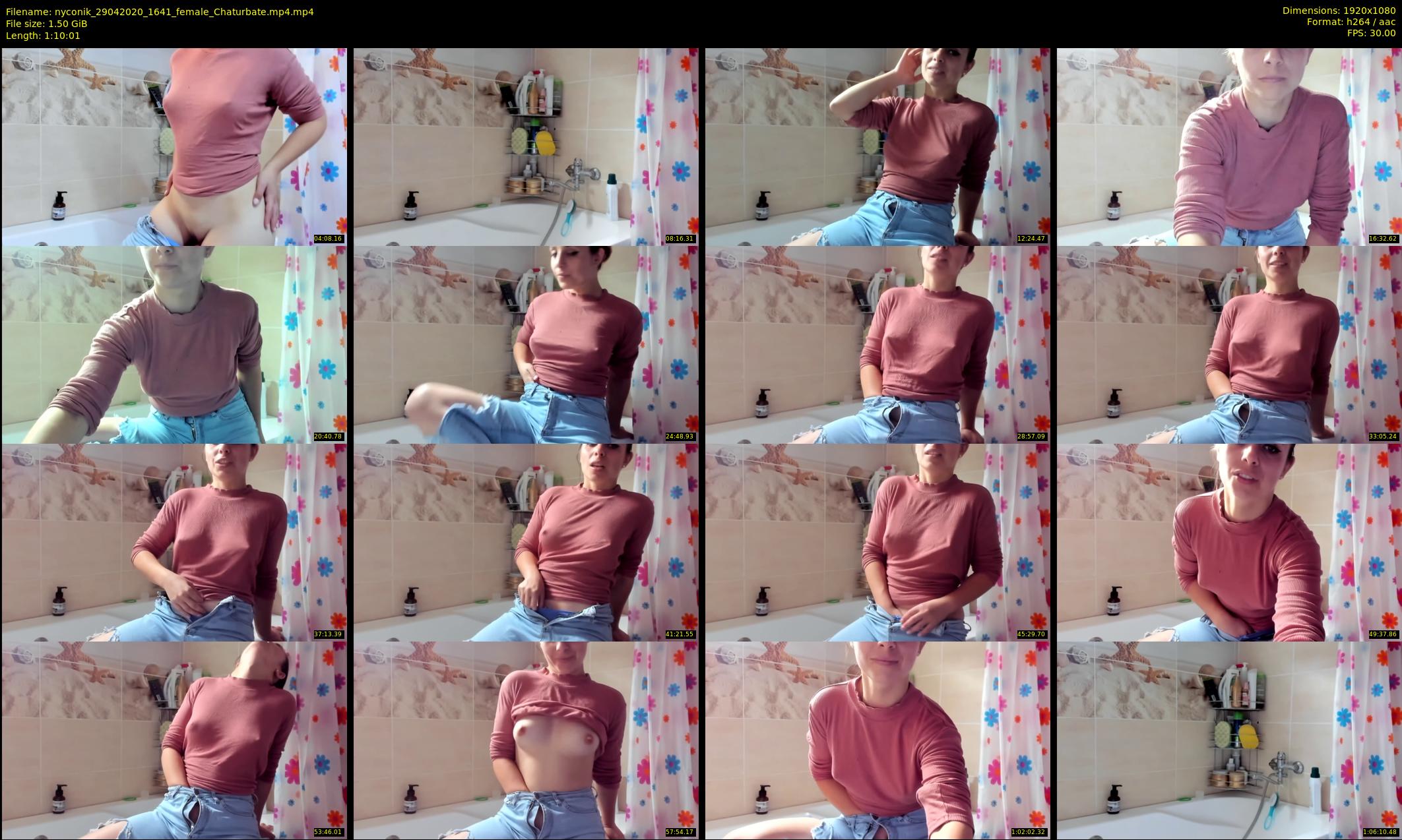 nyconik — 71 minute Chaturbate female cam show recording, 1080p, Apr 29, 2020