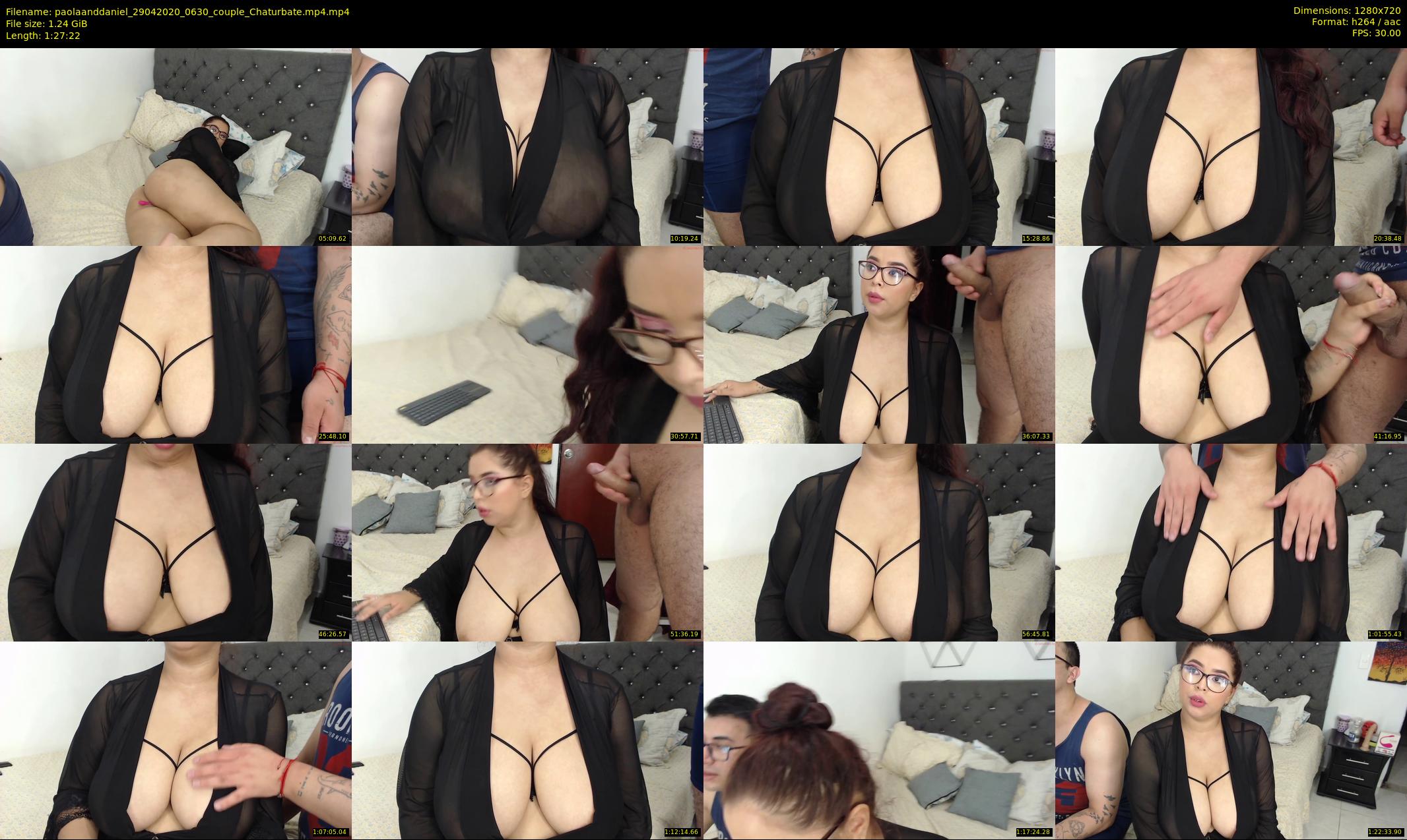 paolaanddaniel — 88 minute Chaturbate couple cam show recording, 720p, Apr 29, 2020