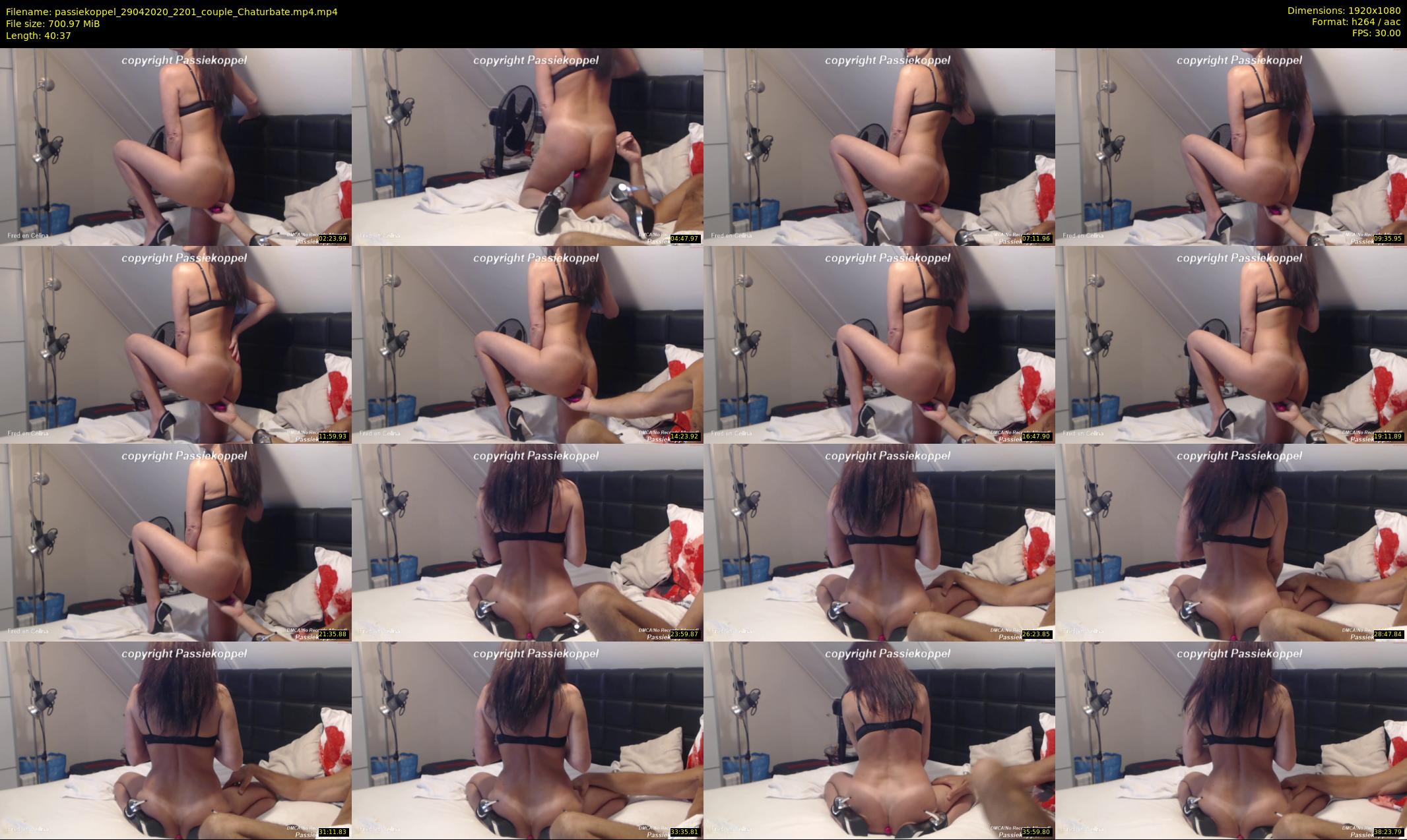 passiekoppel — 41 minute Chaturbate couple cam show recording, 1080p, Apr 29, 2020