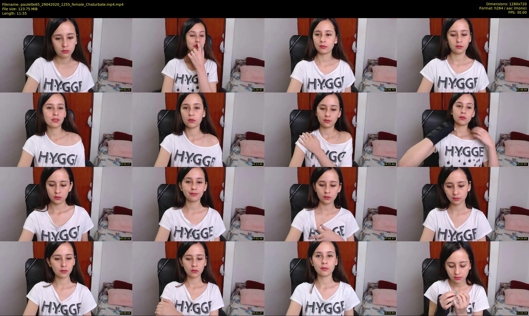 paulette65 — 12 minute Chaturbate female cam show recording, 720p, Apr 29, 2020