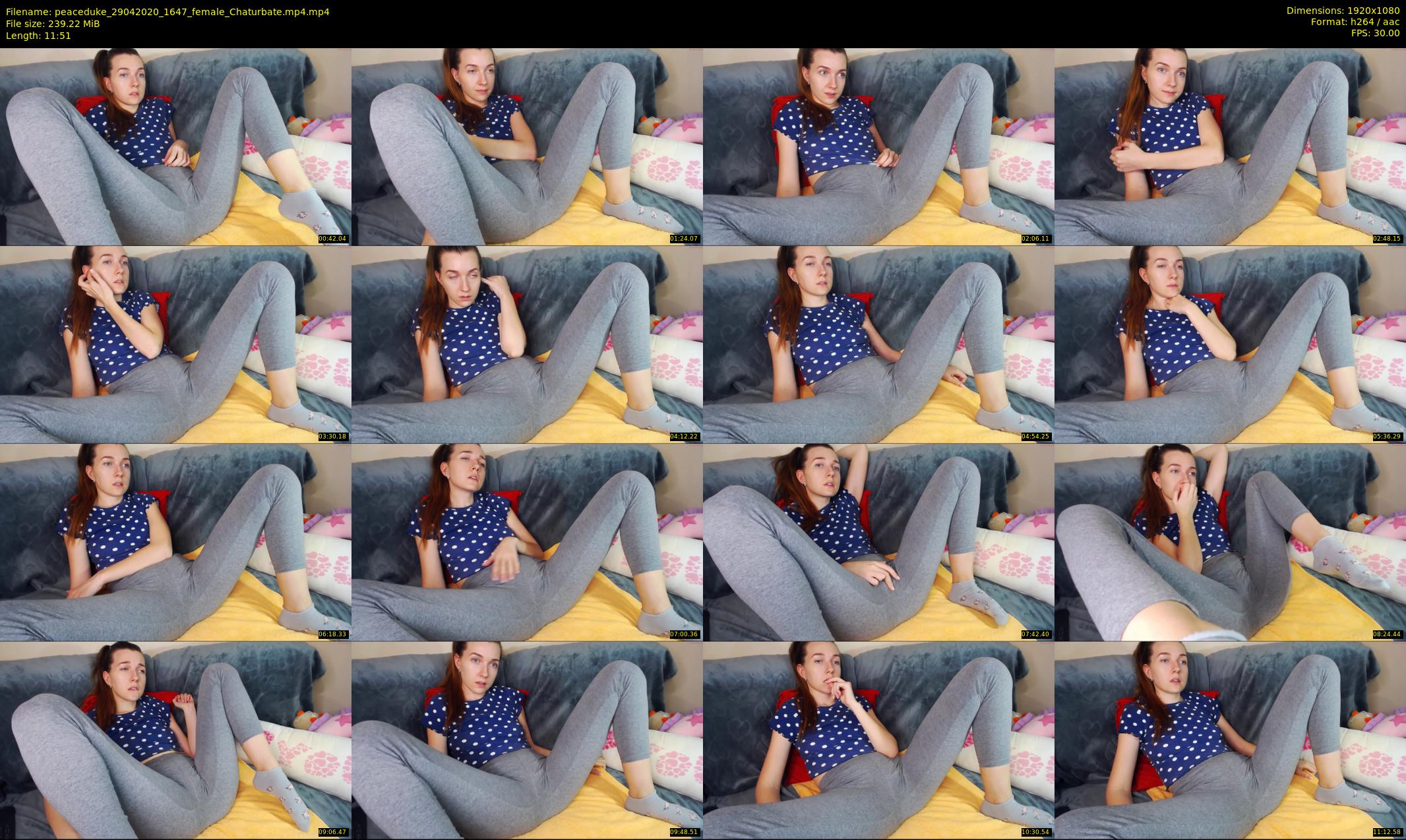 peaceduke — 12 minute Chaturbate female cam show recording, 1080p, Apr 29, 2020