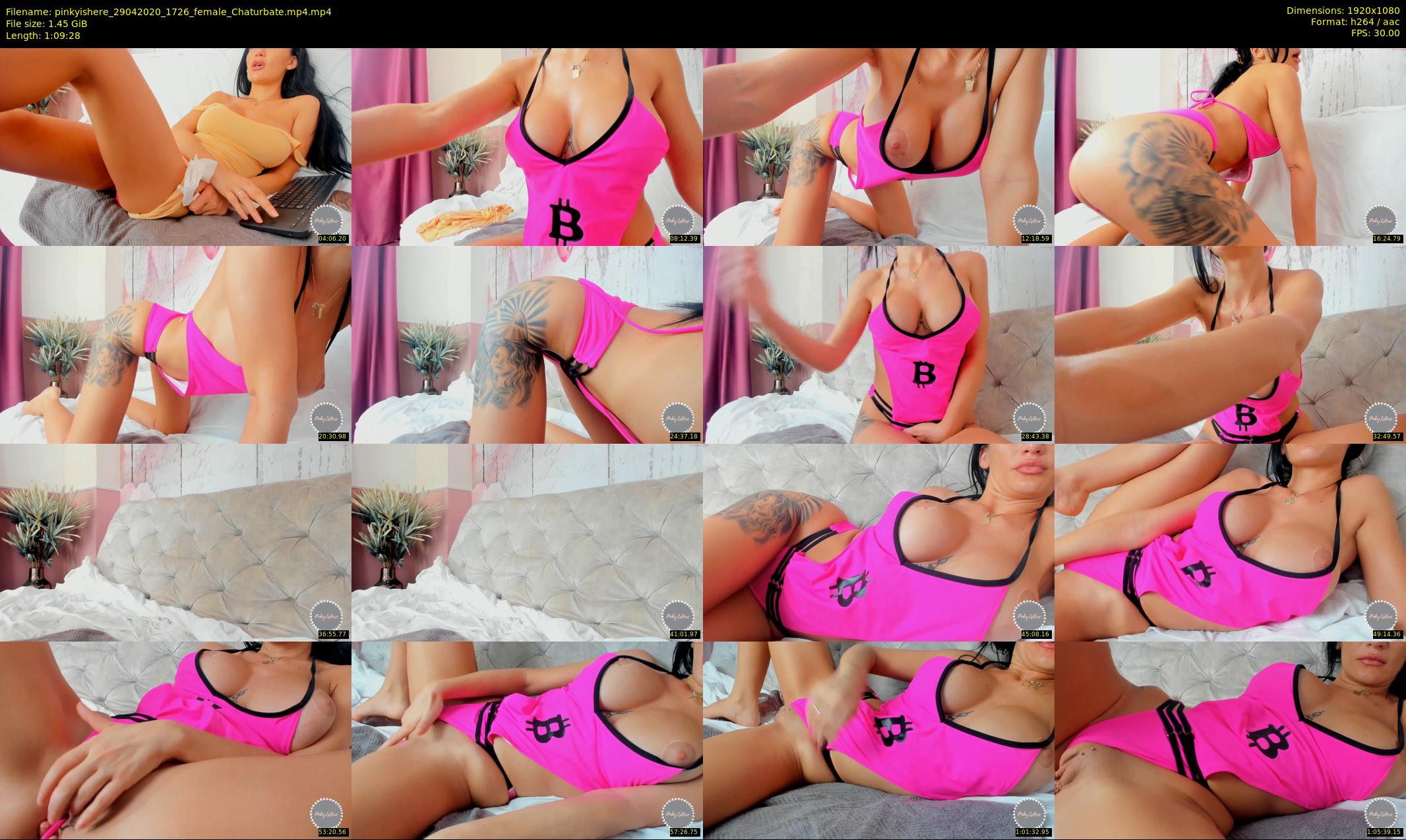 pinkyishere — 70 minute Chaturbate female cam show recording, 1080p, Apr 29, 2020