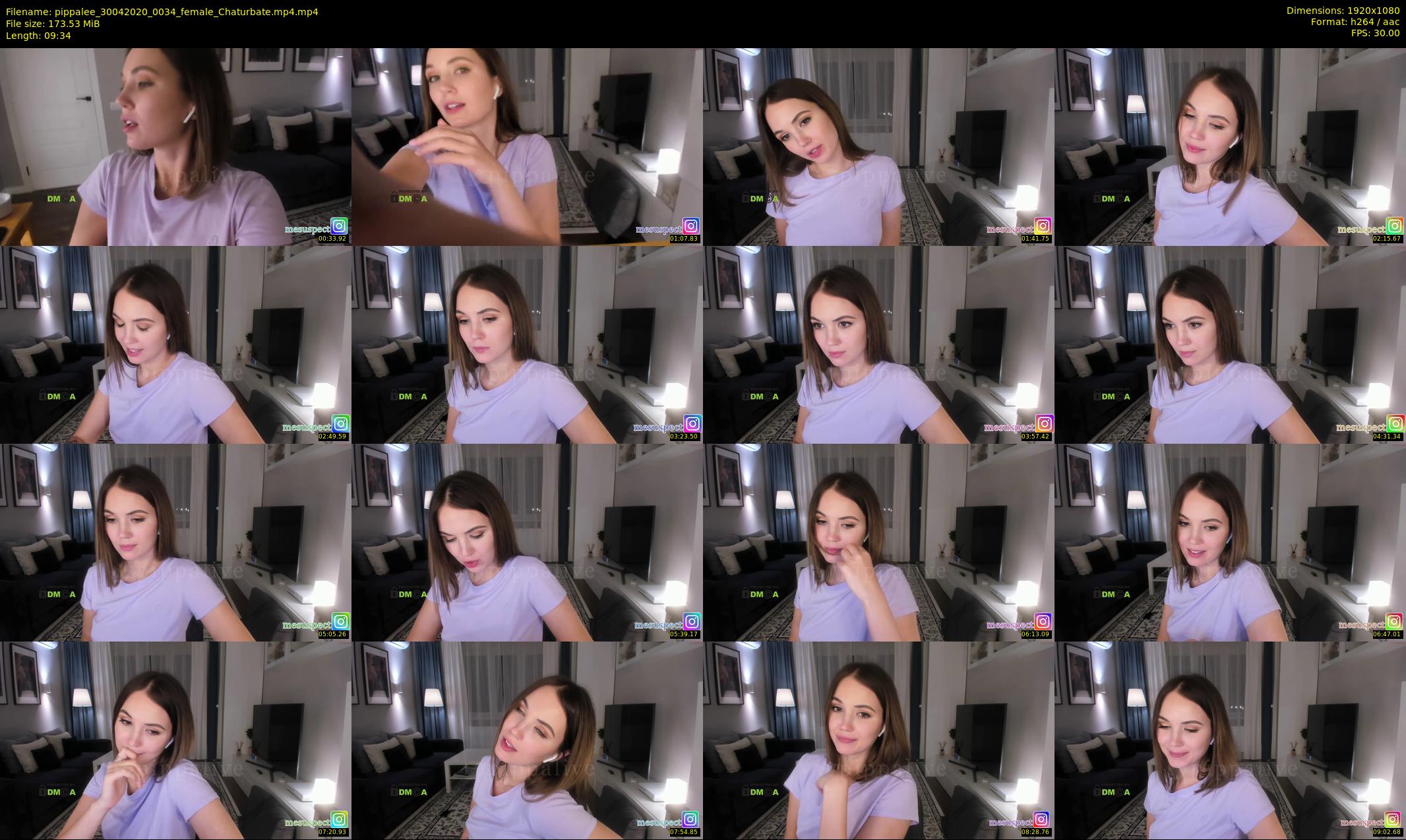 pippalee — 10 minute Chaturbate female cam show recording, 1080p, Apr 30, 2020