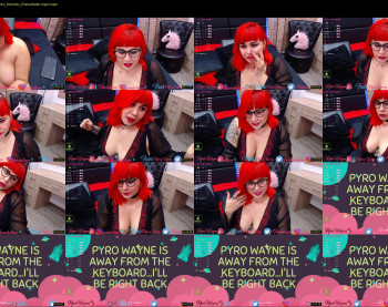 pyrowayne — 54 minute Chaturbate female cam show recording, 720p, Apr 30, 2020