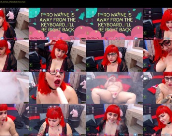 pyrowayne — 54 minute Chaturbate female cam show recording, 720p, Apr 30, 2020