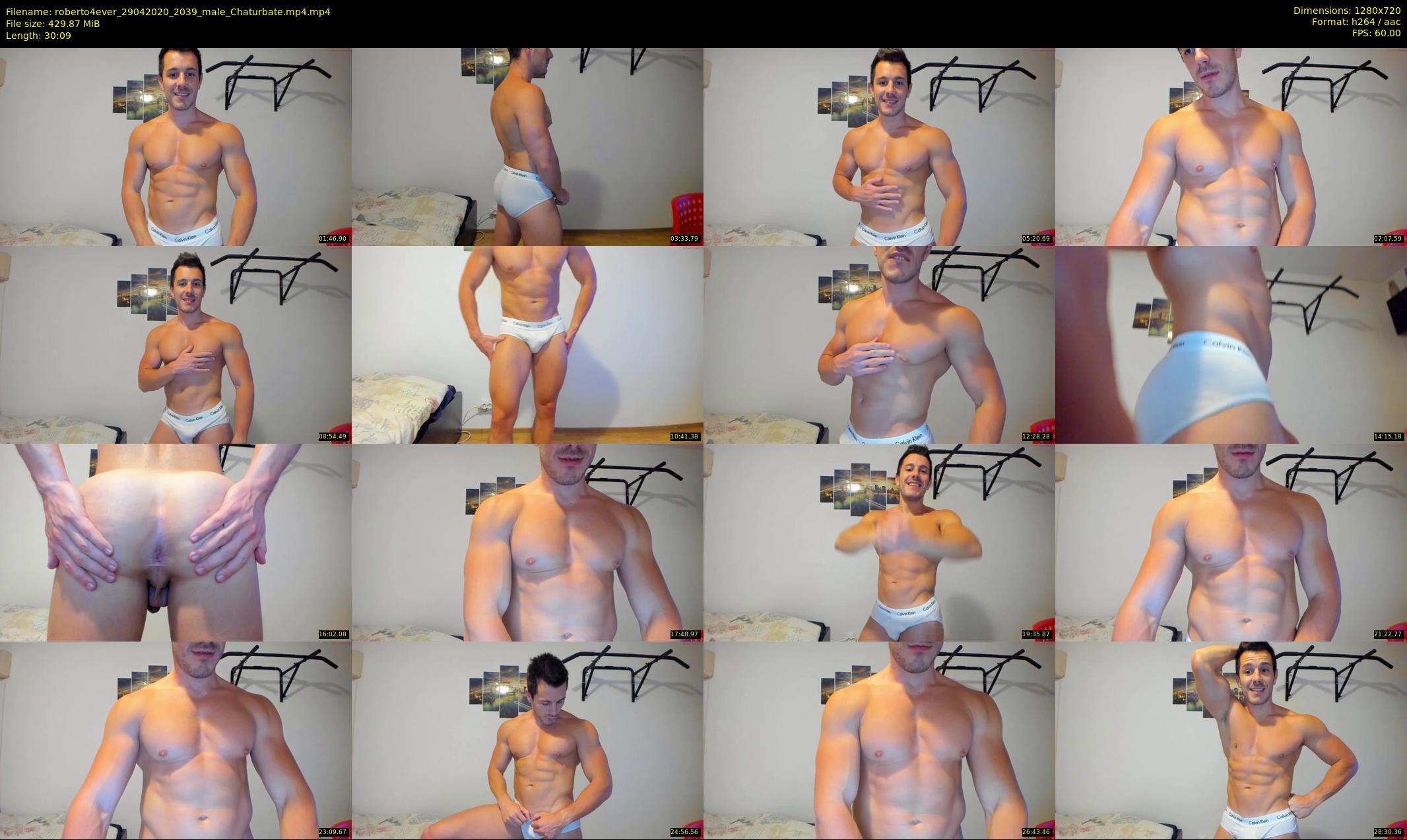 roberto4ever — 31 minute Chaturbate male cam show recording, 720p, Apr 29, 2020