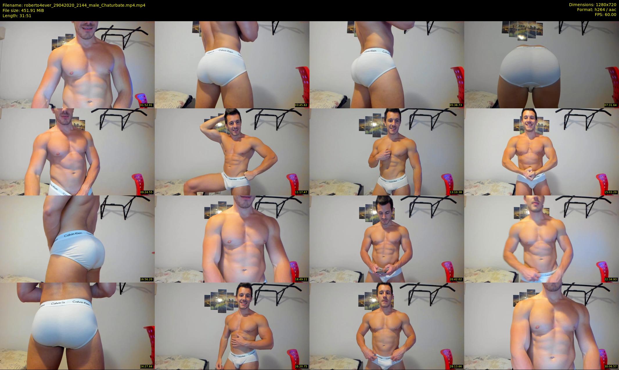 roberto4ever — 32 minute Chaturbate male cam show recording, 720p, Apr 29, 2020