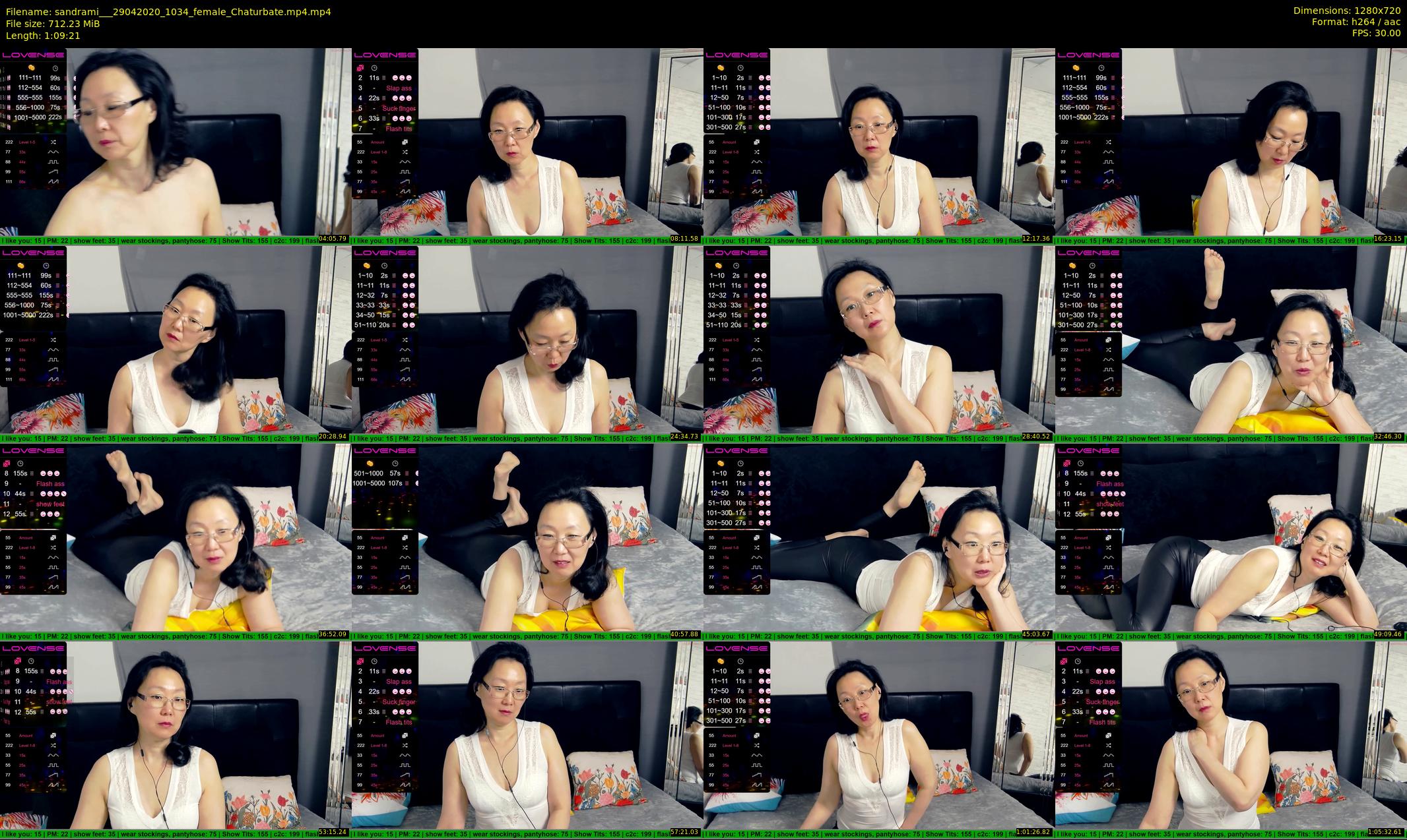 sandrami__ — 70 minute Chaturbate female cam show recording, 720p, Apr 29, 2020