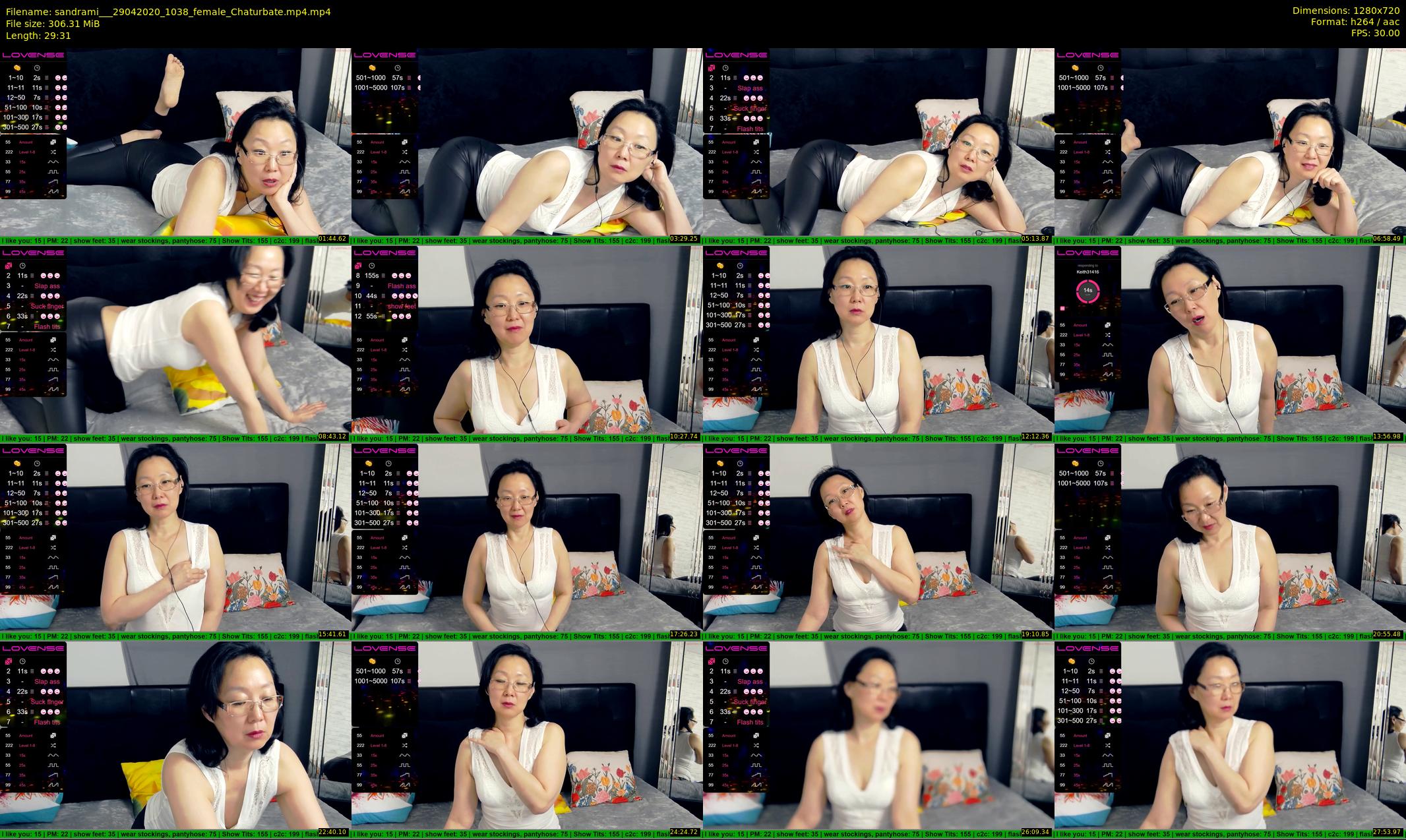 sandrami__ — 30 minute Chaturbate female cam show recording, 720p, Apr 29, 2020