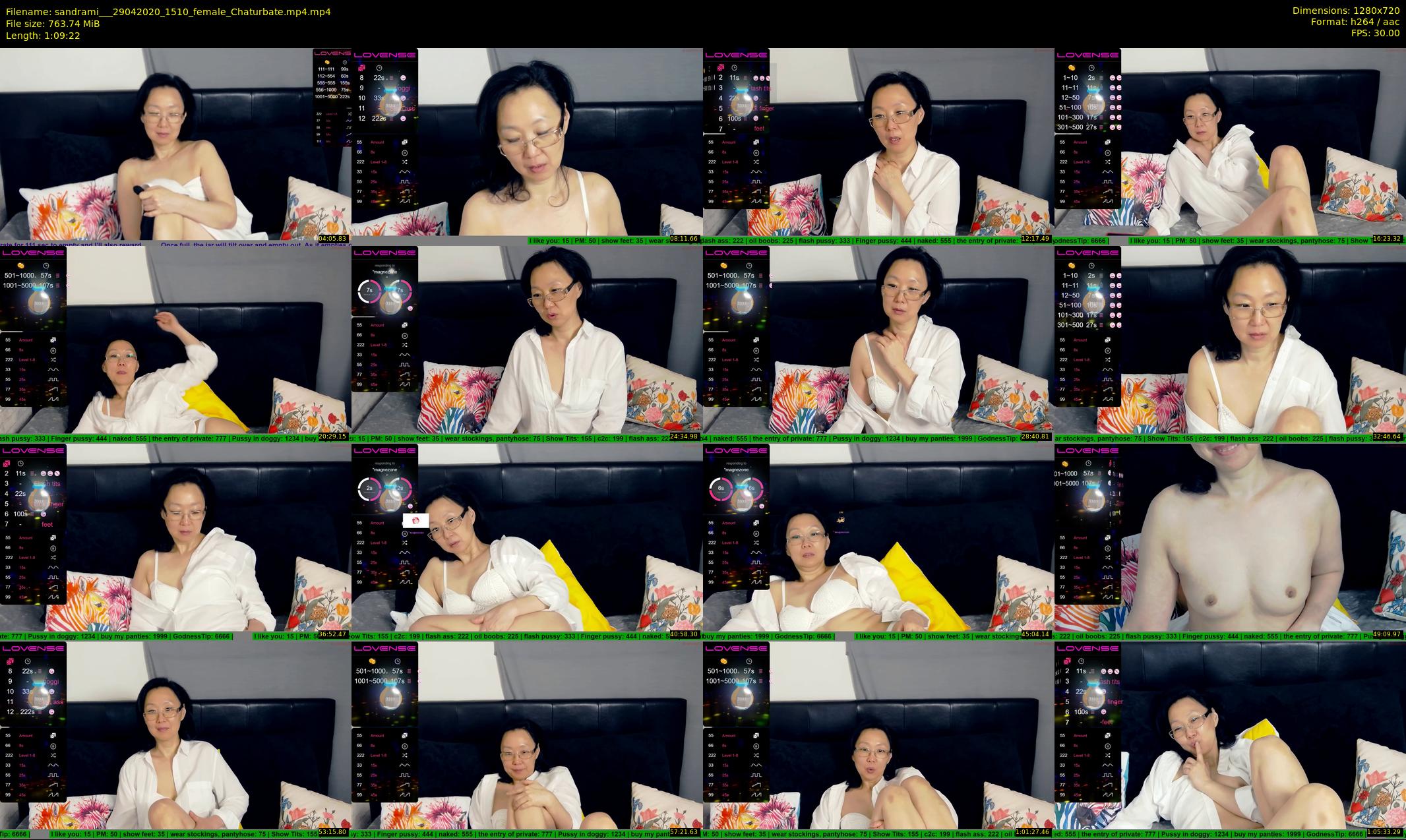 sandrami__ — 70 minute Chaturbate female cam show recording, 720p, Apr 29, 2020