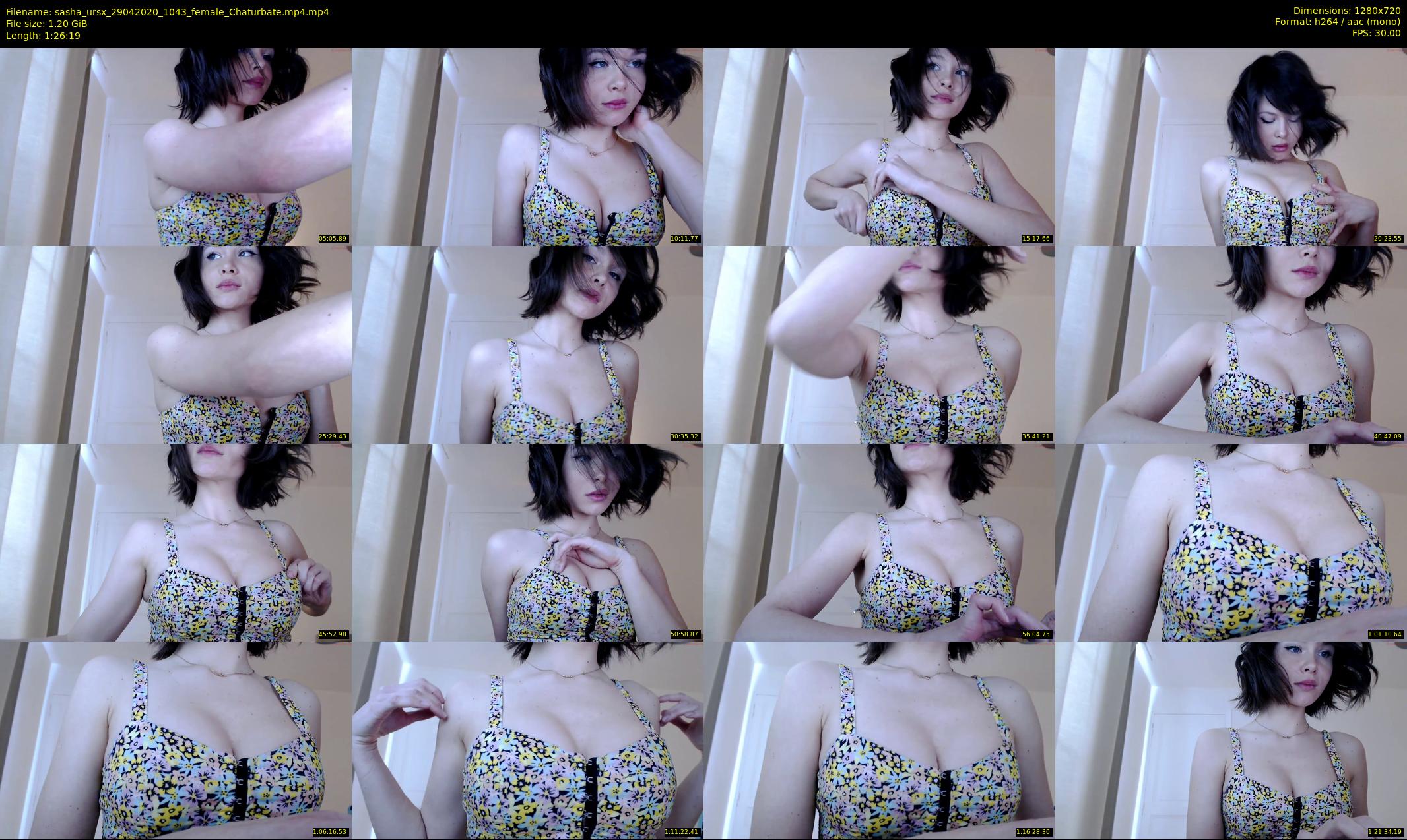 sasha_ursx — 87 minute Chaturbate female cam show recording, 720p, Apr 29, 2020