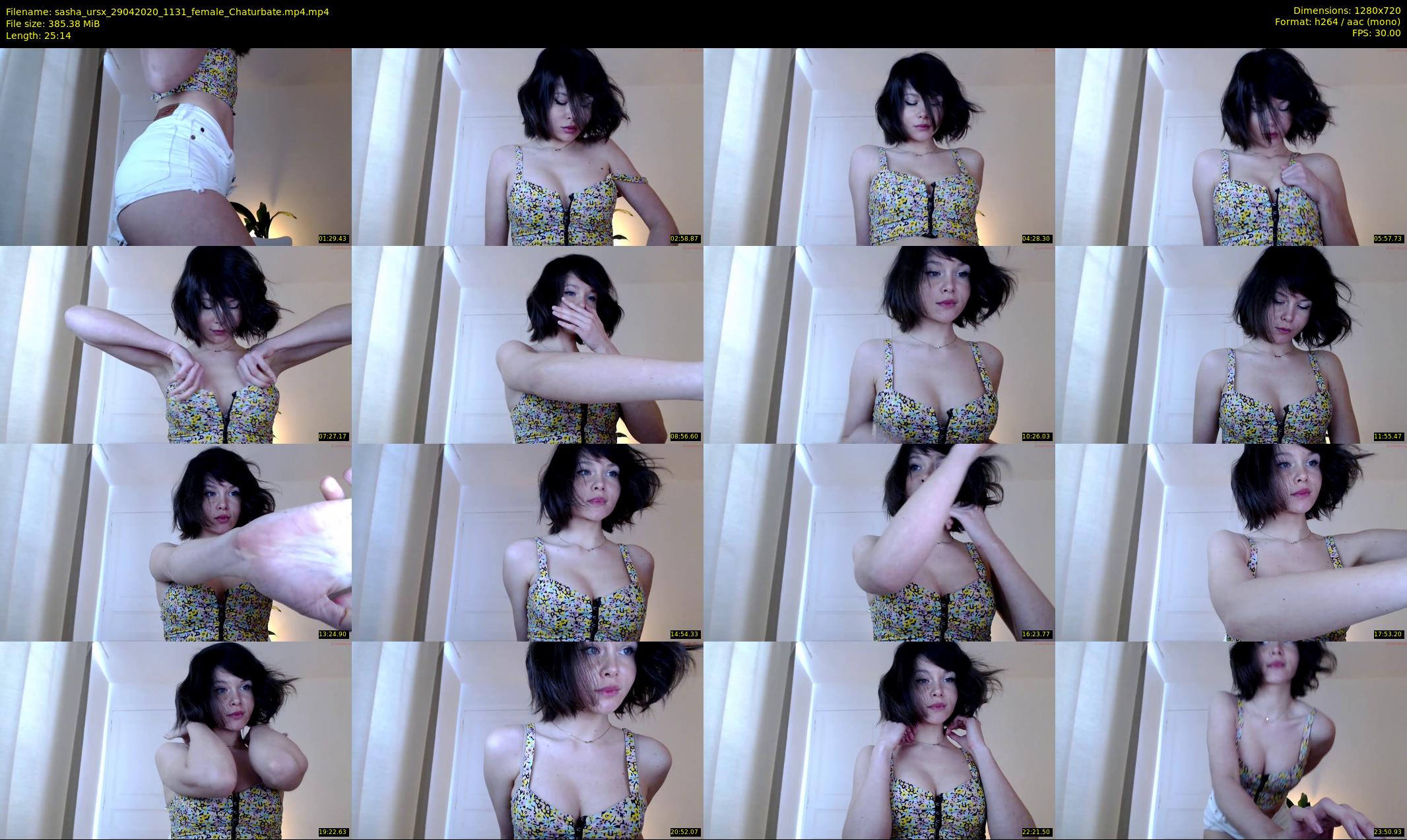 sasha_ursx — 26 minute Chaturbate female cam show recording, 720p, Apr 29, 2020