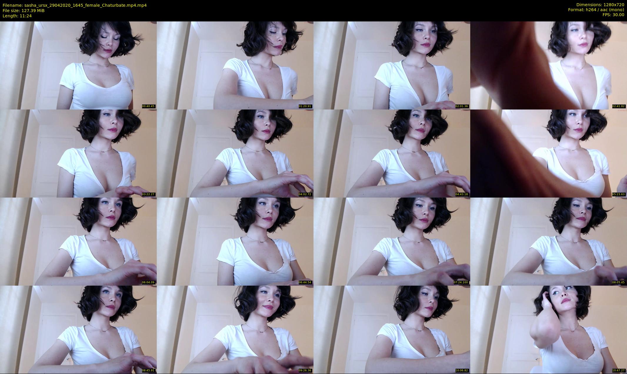 sasha_ursx — 12 minute Chaturbate female cam show recording, 720p, Apr 29, 2020