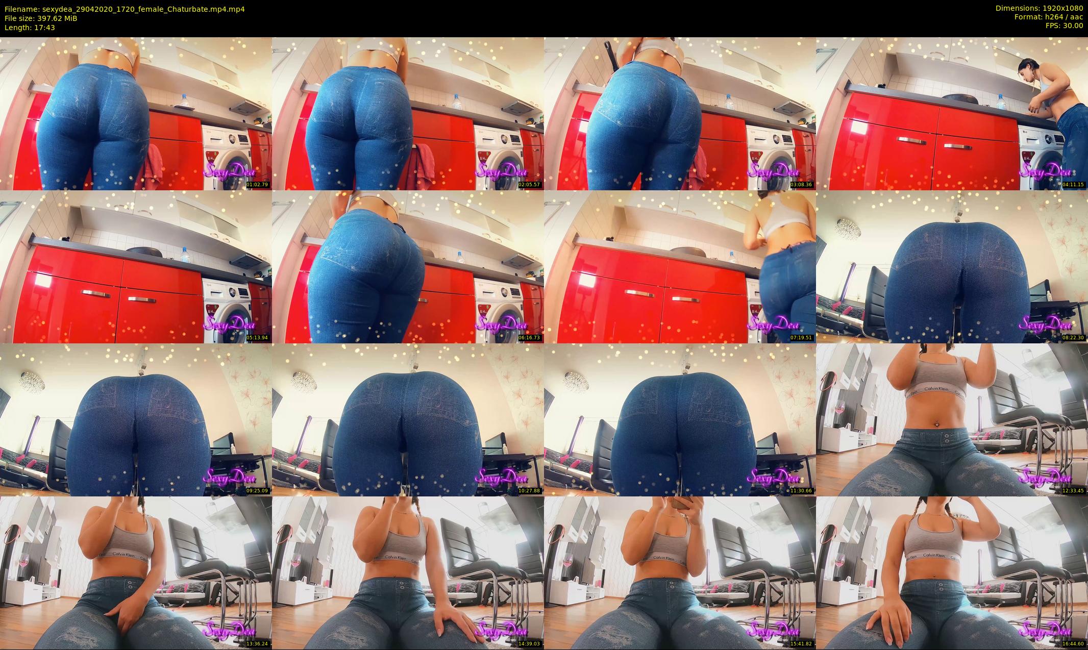 sexydea — 18 minute Chaturbate female cam show recording, 1080p, Apr 29, 2020