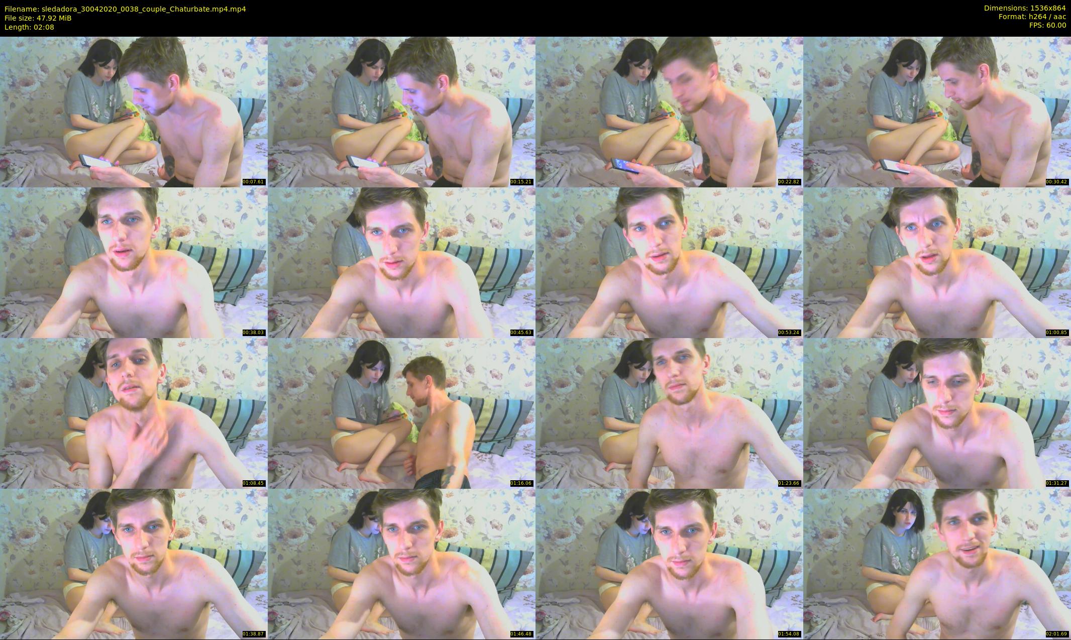 sledadora — 3 minute Chaturbate couple cam show recording, 720p, Apr 30, 2020