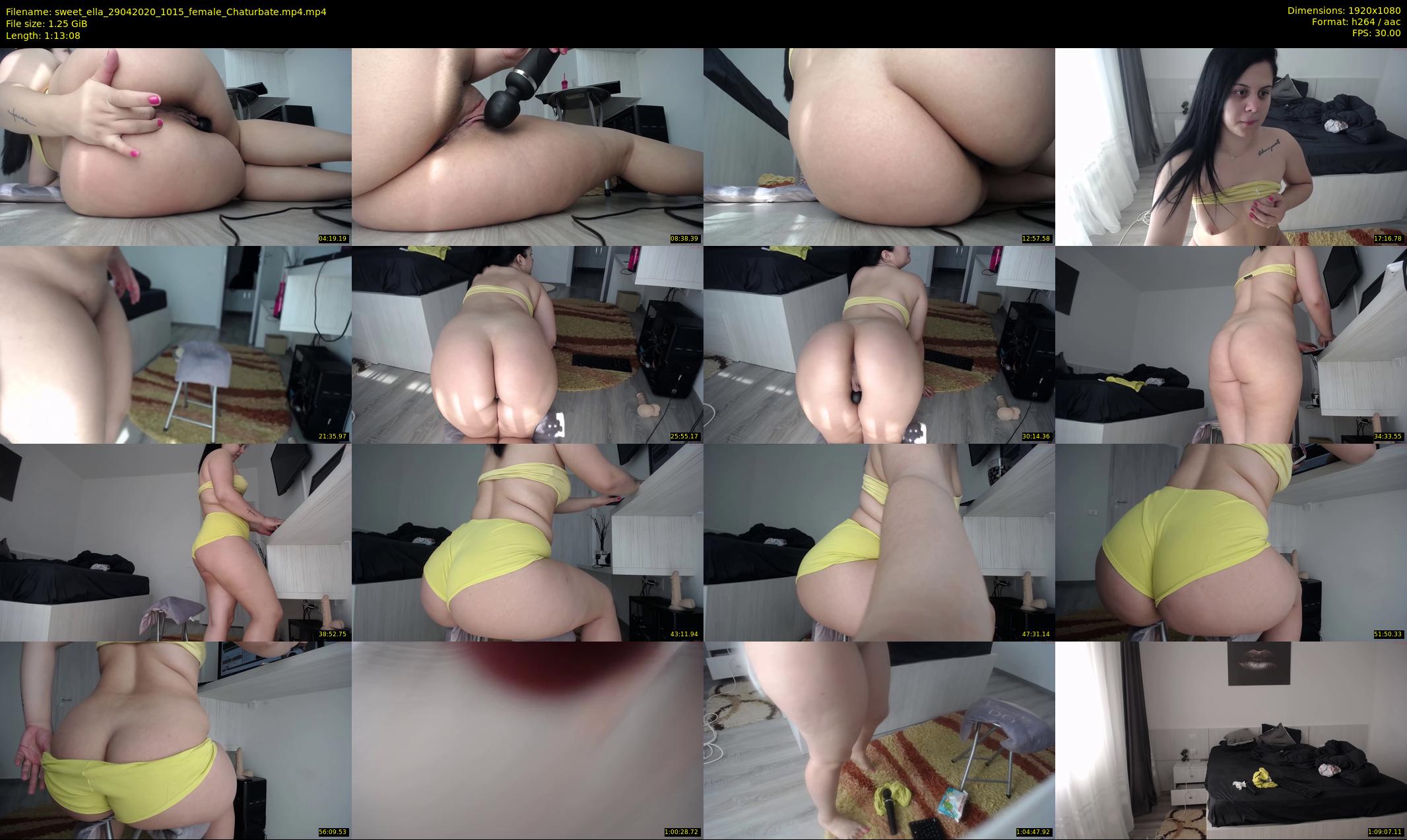 sweet_ella — 74 minute Chaturbate female cam show recording, 1080p, Apr 29, 2020