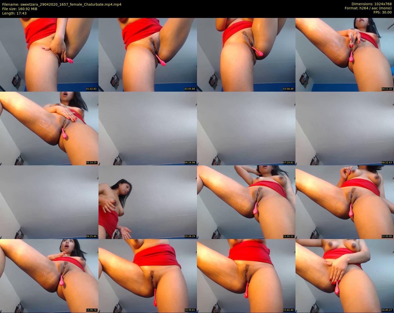 sweetzara — 18 minute Chaturbate female cam show recording, 720p, Apr 29, 2020