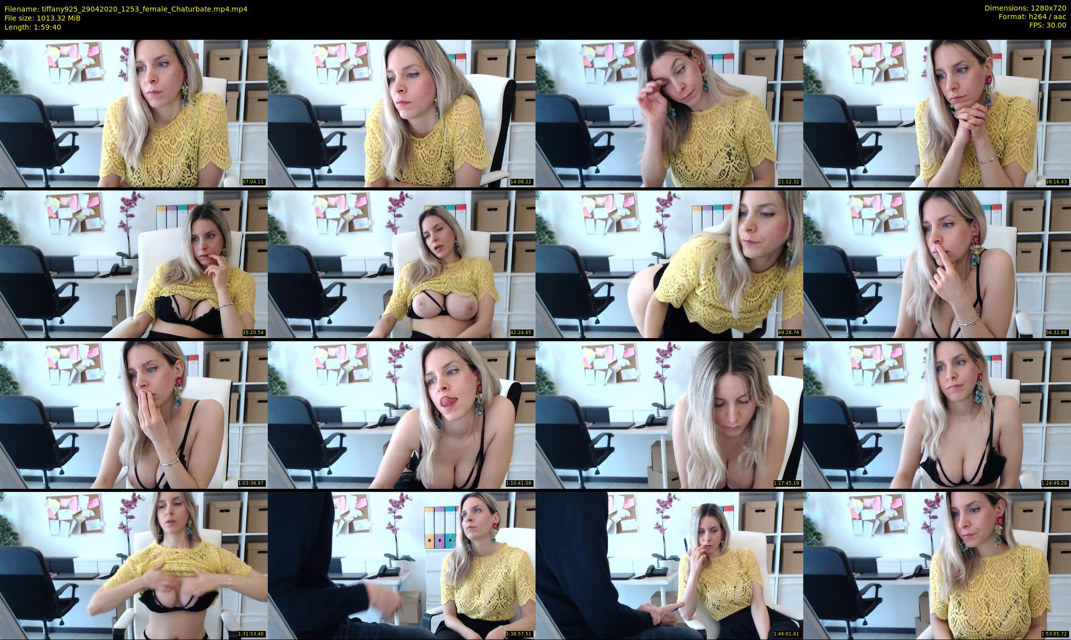tiffany925 — 120 minute Chaturbate female cam show recording, 720p, Apr 29, 2020