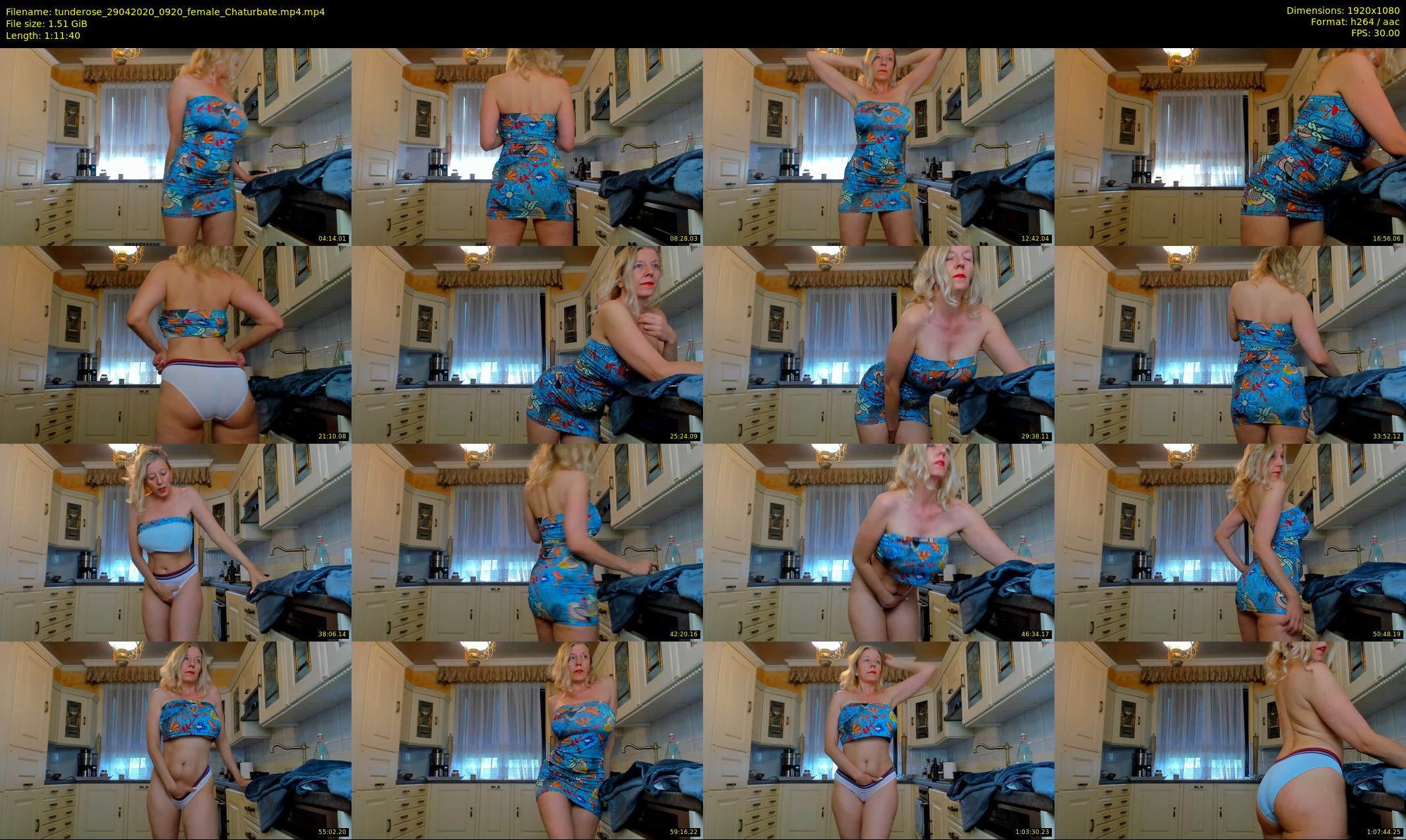 tunderose — 72 minute Chaturbate female cam show recording, 1080p, Apr 29, 2020