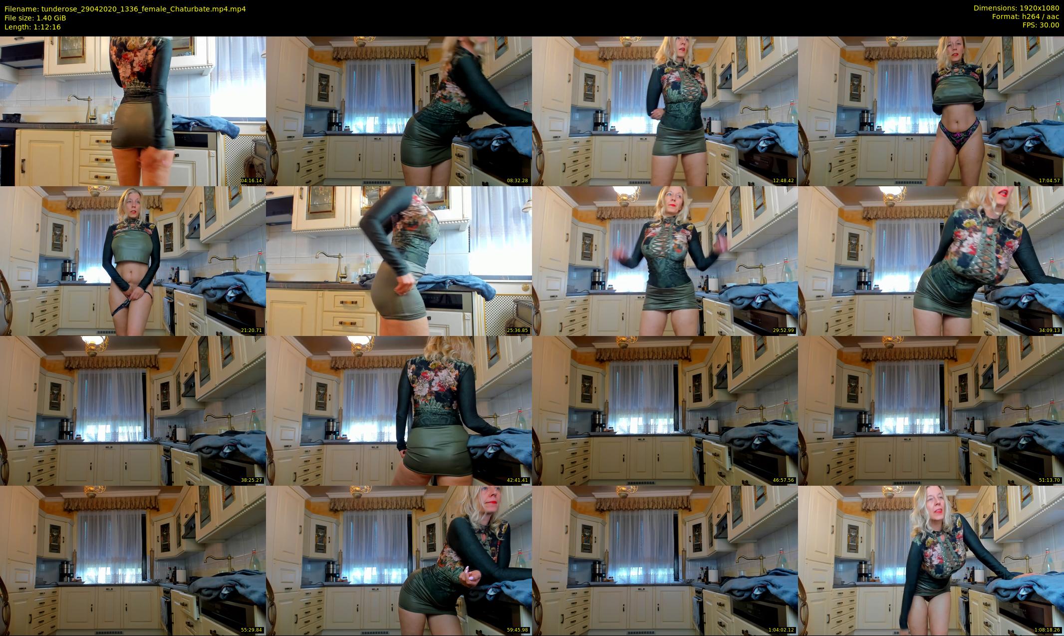 tunderose — 73 minute Chaturbate female cam show recording, 1080p, Apr 29, 2020