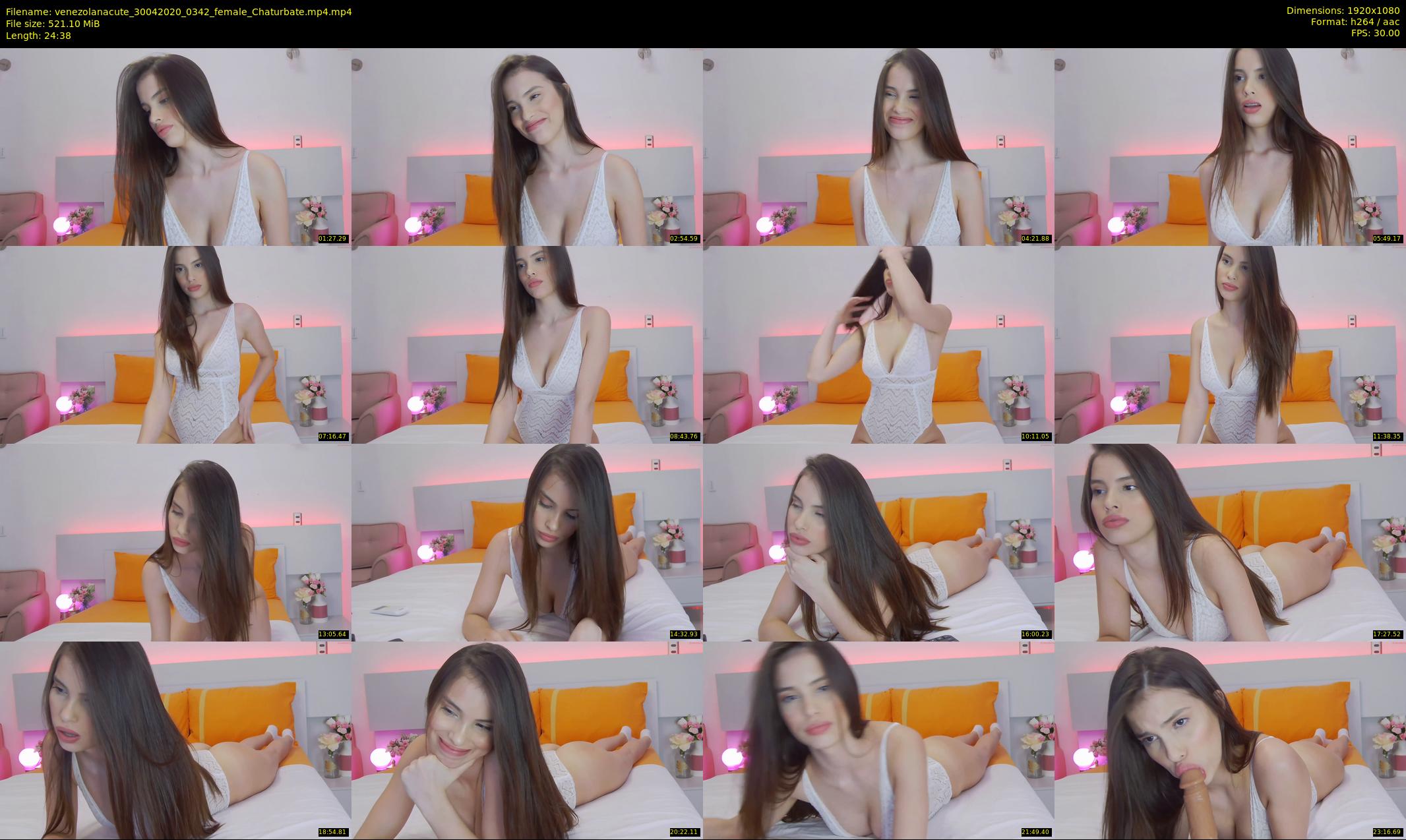 venezolanacute — 25 minute Chaturbate female cam show recording, 1080p, Apr 30, 2020