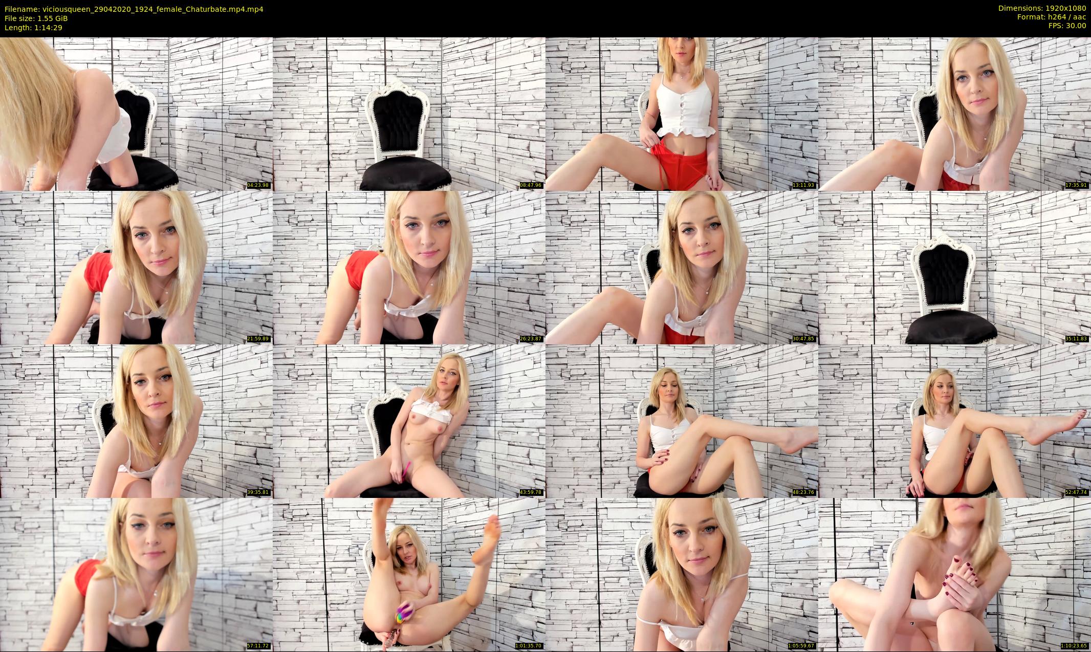 viciousqueen — 75 minute Chaturbate female cam show recording, 1080p, Apr 29, 2020
