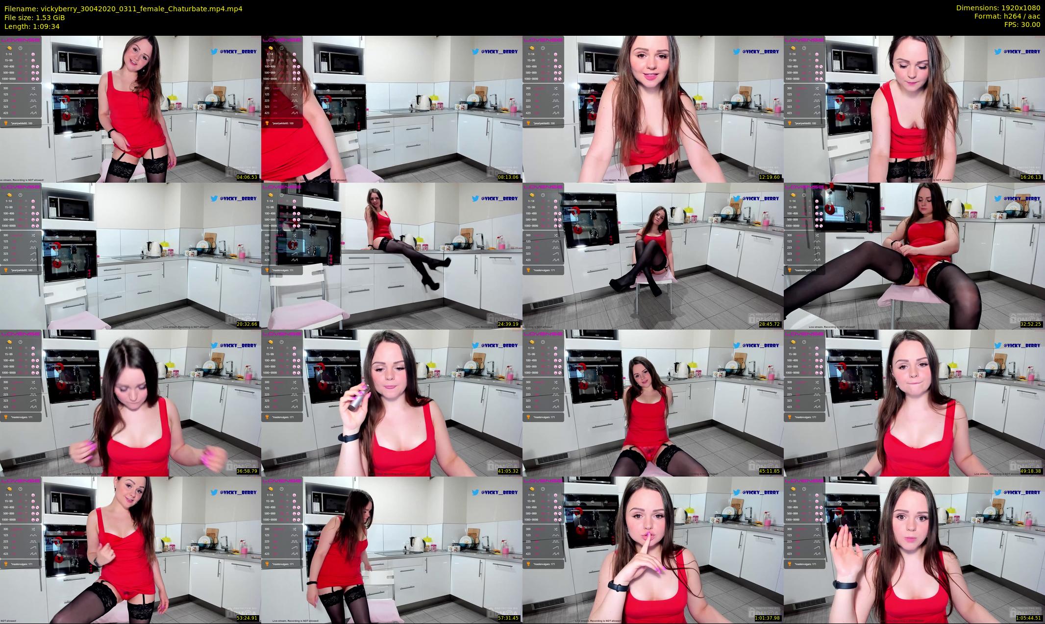 vickyberry — 70 minute Chaturbate female cam show recording, 1080p, Apr 30, 2020
