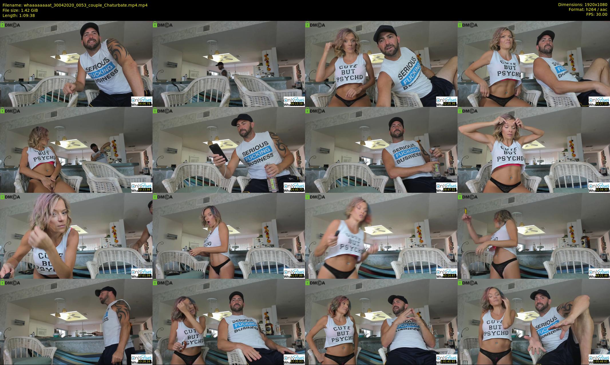 whaaaaaaaat — 70 minute Chaturbate couple cam show recording, 1080p, Apr 30, 2020
