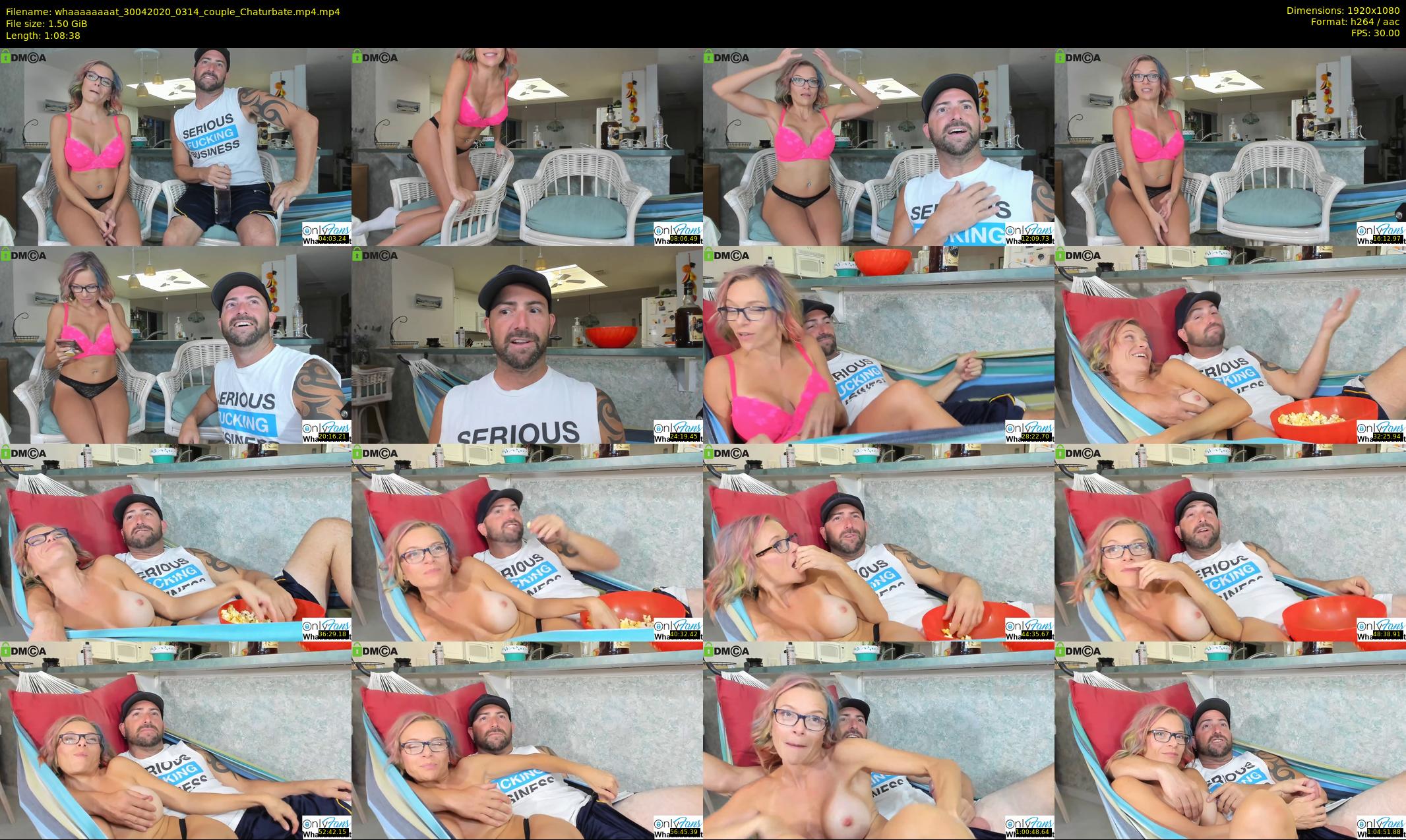 whaaaaaaaat — 69 minute Chaturbate couple cam show recording, 1080p, Apr 30, 2020