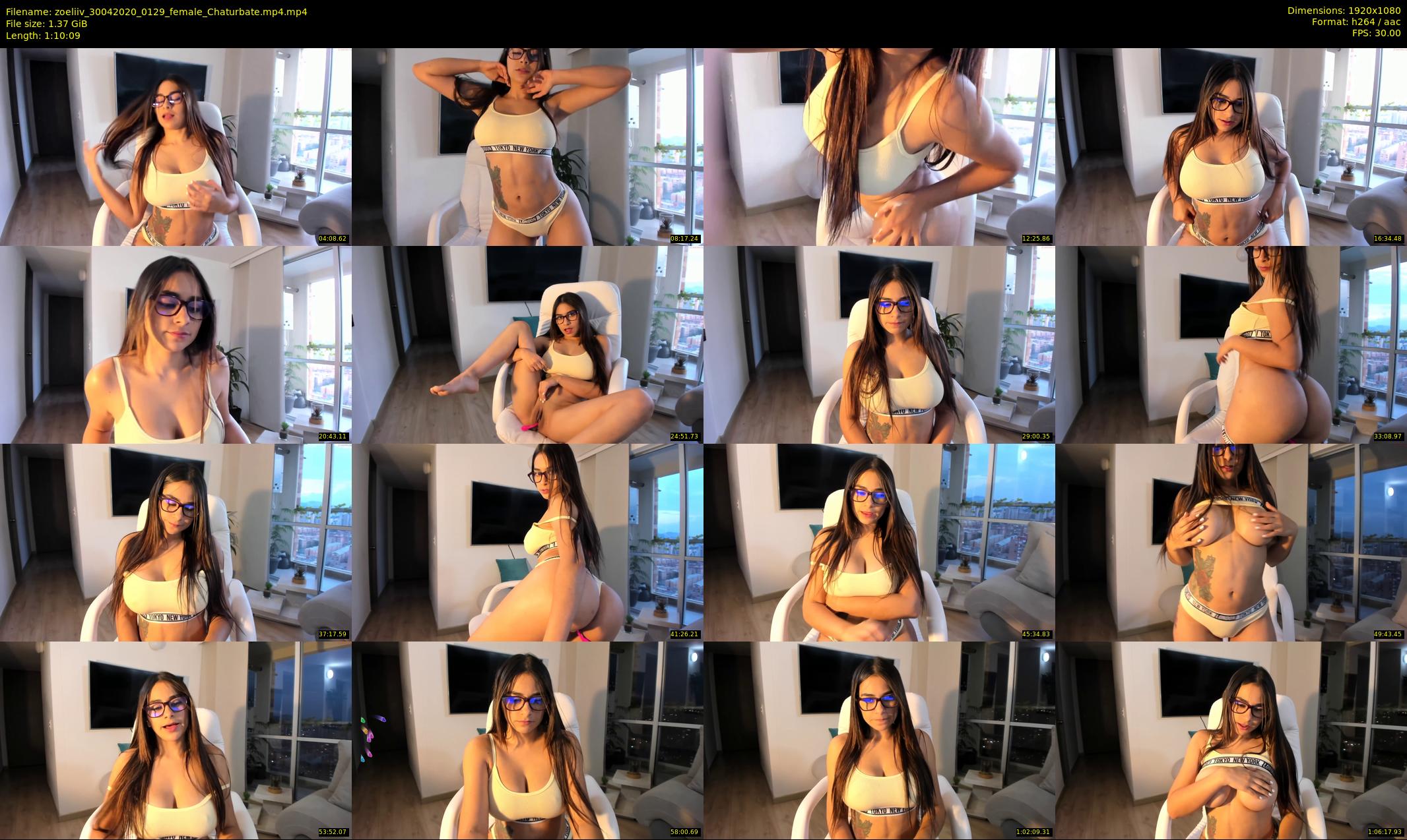 zoeliiv — 71 minute Chaturbate female cam show recording, 1080p, Apr 30, 2020