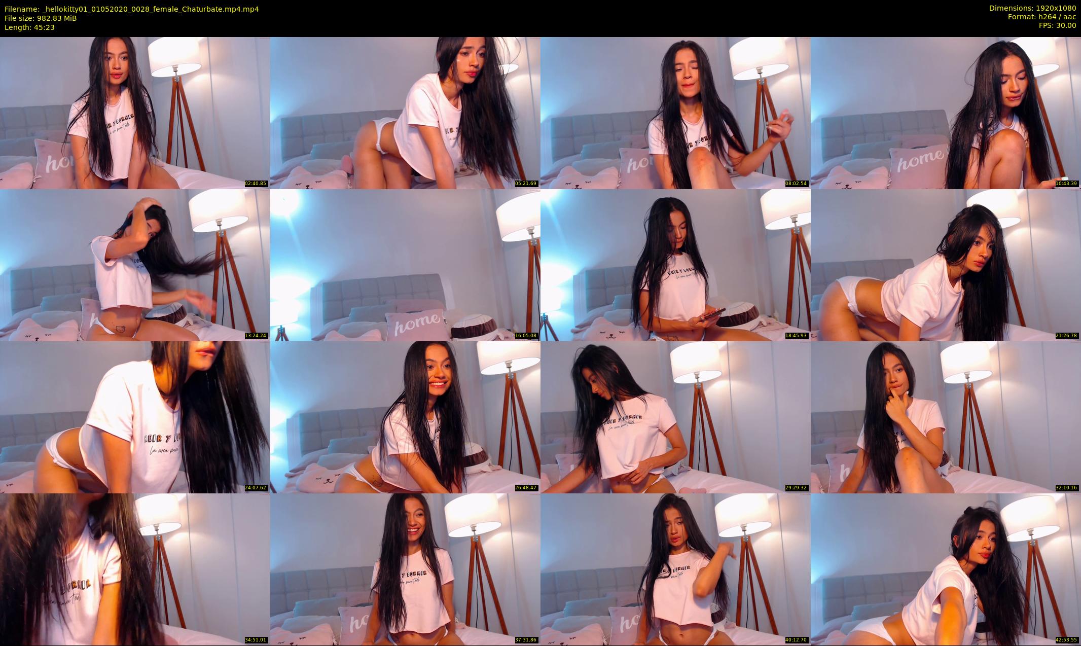 _hellokitty01 — 46 minute Chaturbate female cam show recording, 1080p, May 1, 2020
