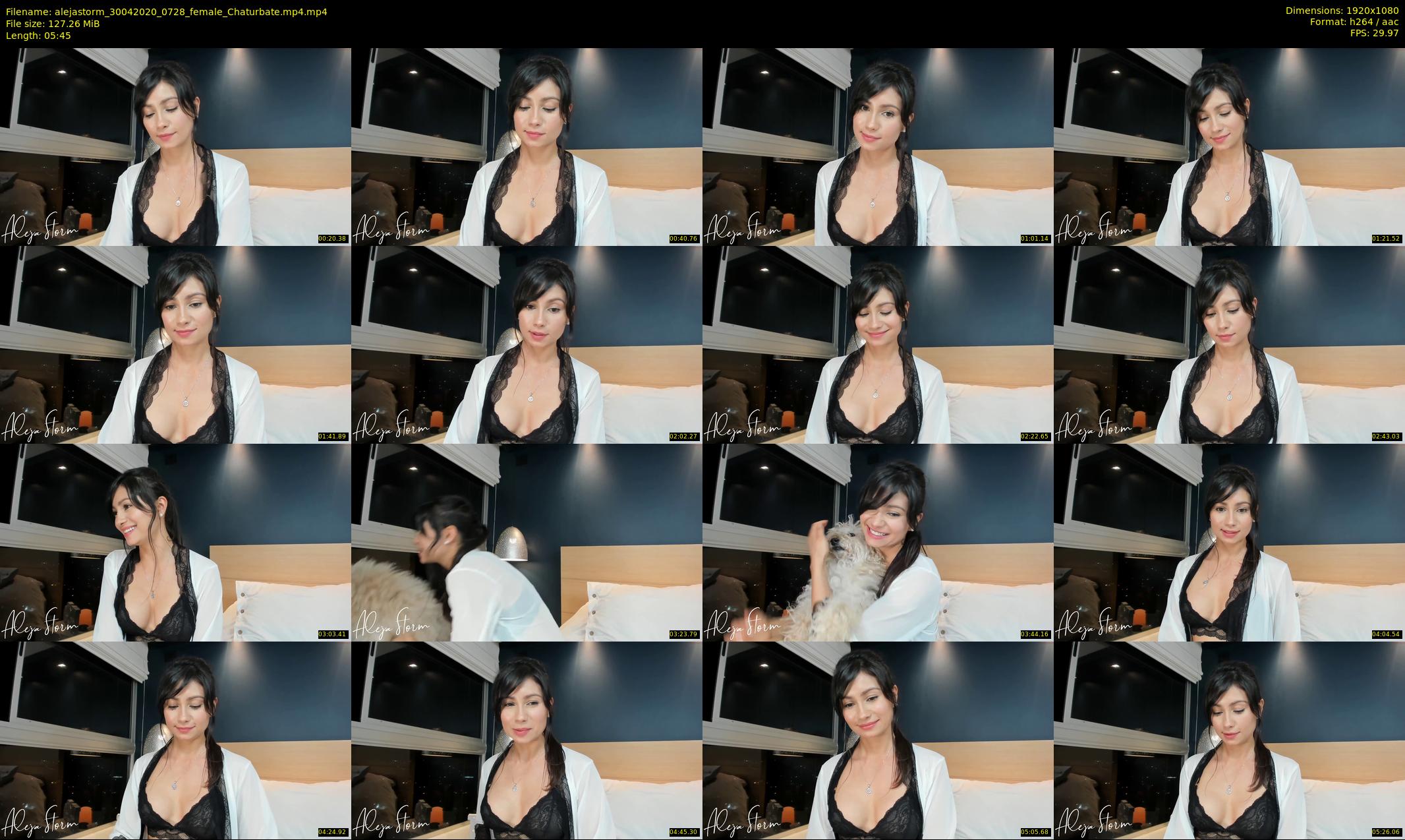 alejastorm — 6 minute Chaturbate female cam show recording, 1080p, Apr 30, 2020