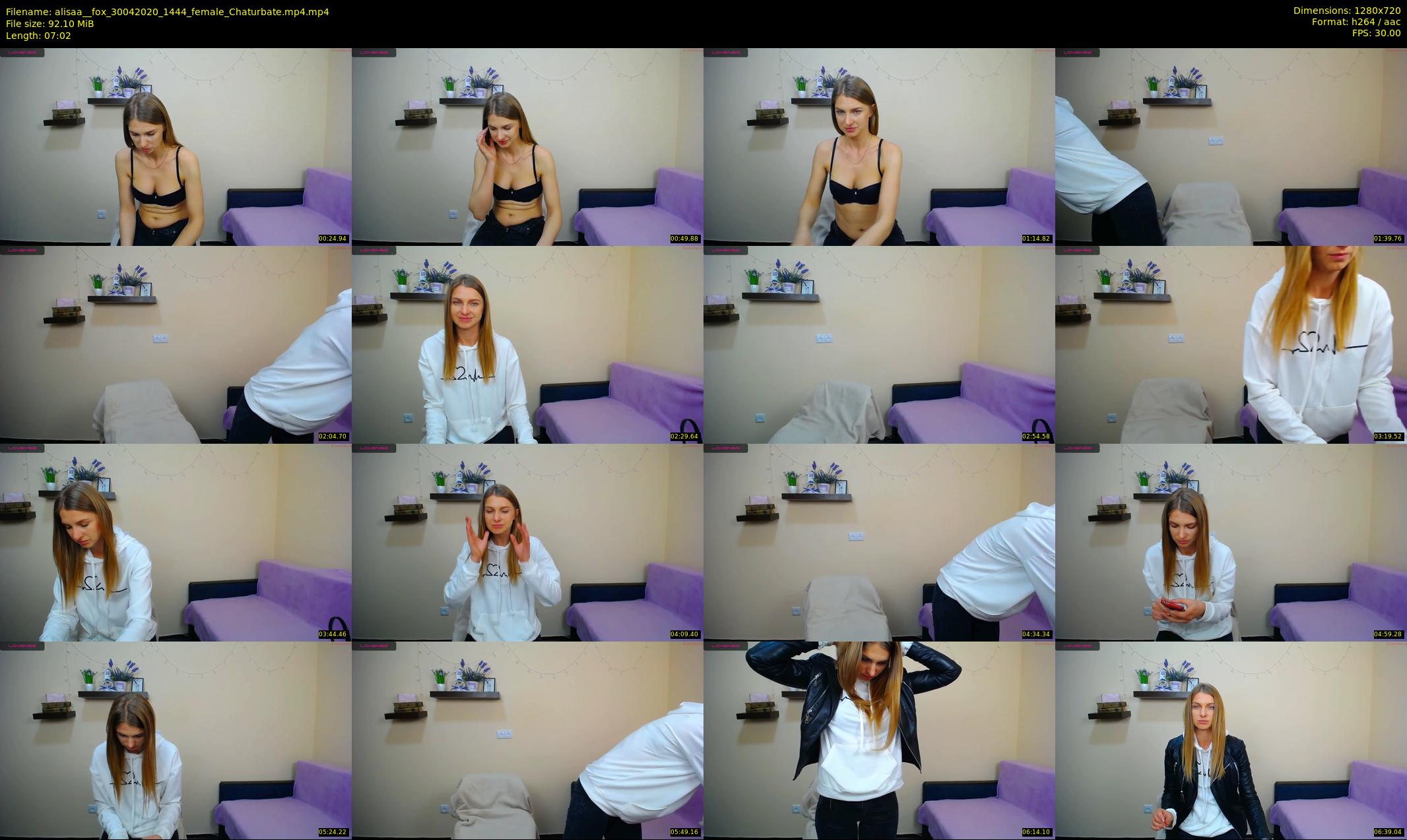 alisaa__fox — 8 minute Chaturbate female cam show recording, 720p, Apr 30, 2020