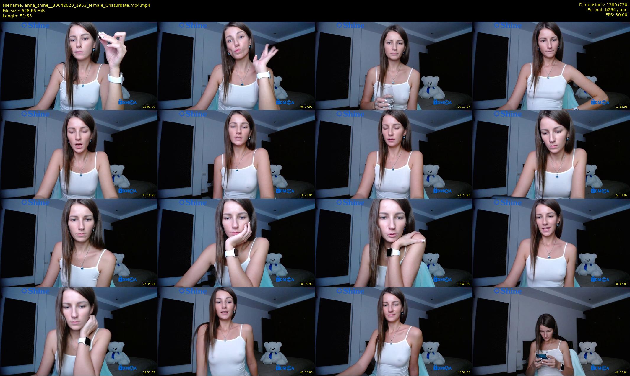 anna_shine_ — 52 minute Chaturbate female cam show recording, 720p, Apr 30, 2020