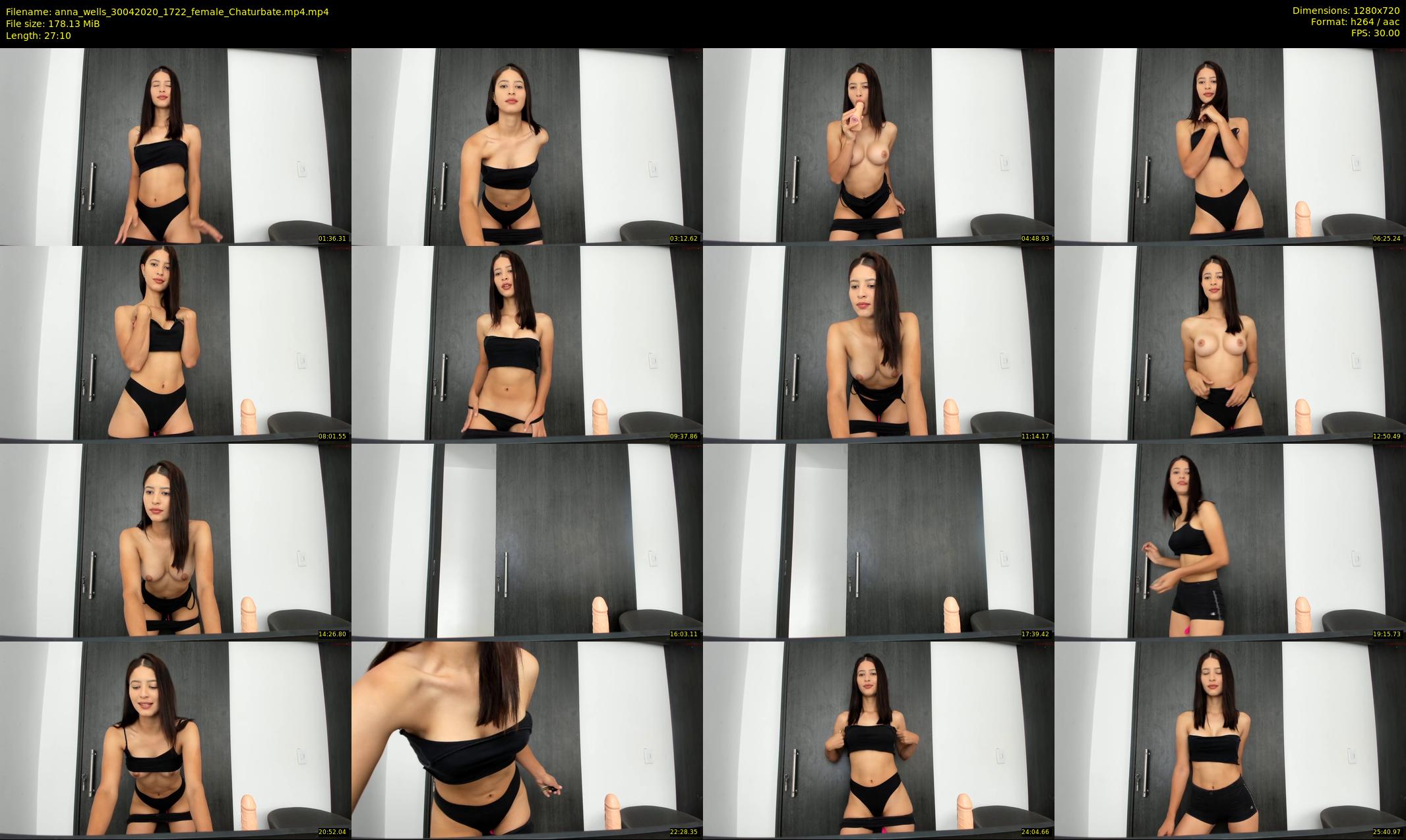 anna_wells — 28 minute Chaturbate female cam show recording, 720p, Apr 30, 2020