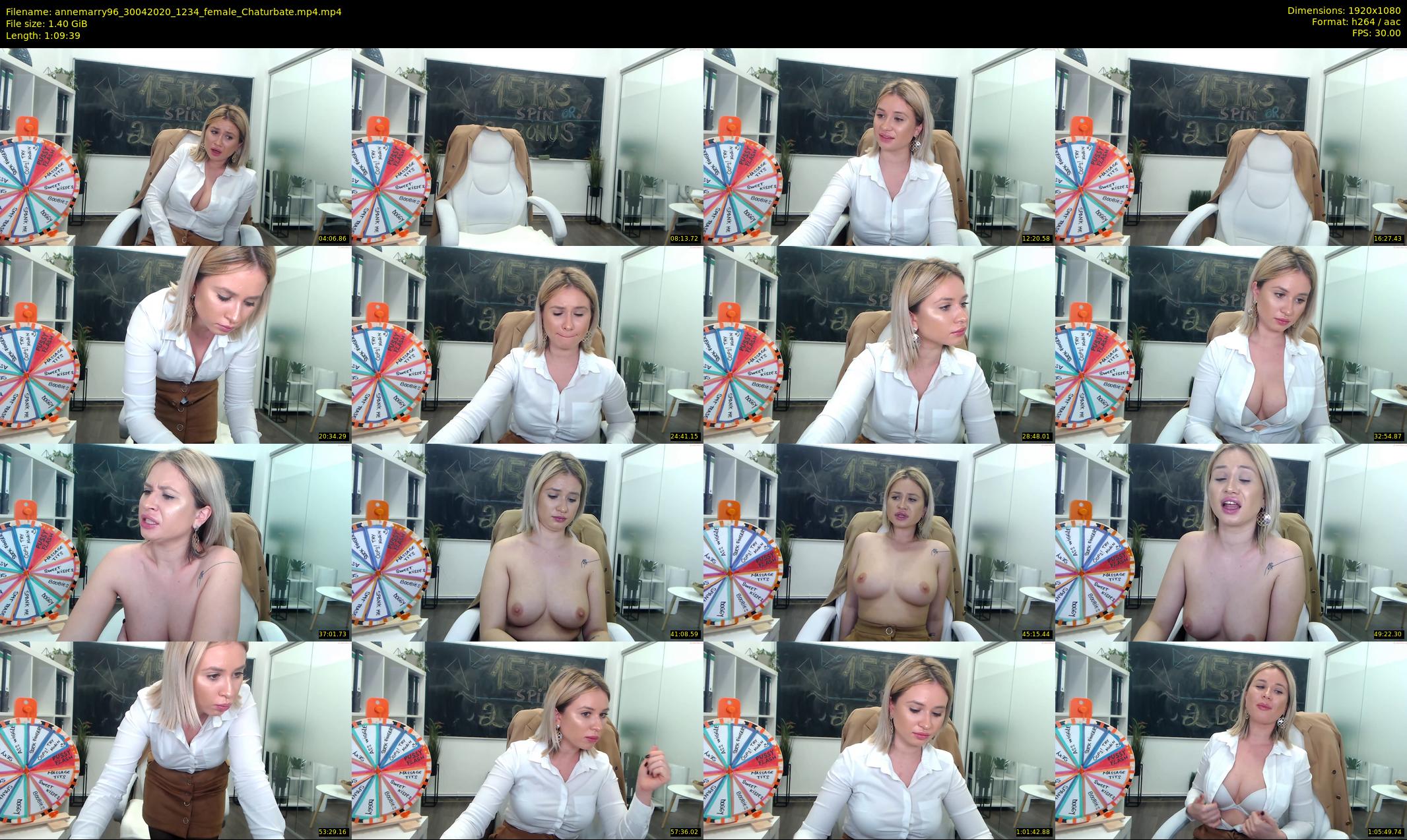 annemarry96 — 70 minute Chaturbate female cam show recording, 1080p, Apr 30, 2020