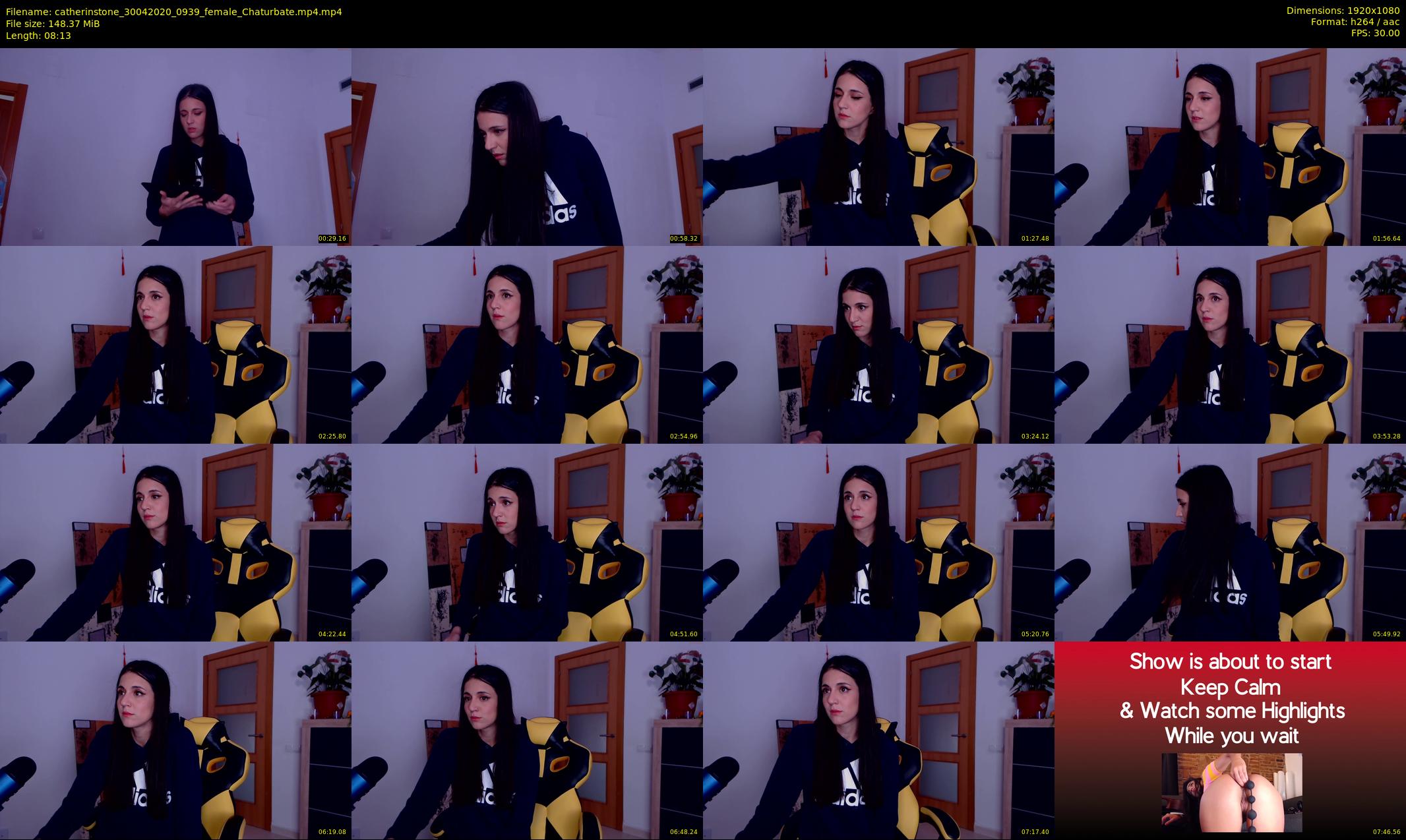 catherinstone — 9 minute Chaturbate female cam show recording, 1080p, Apr 30, 2020