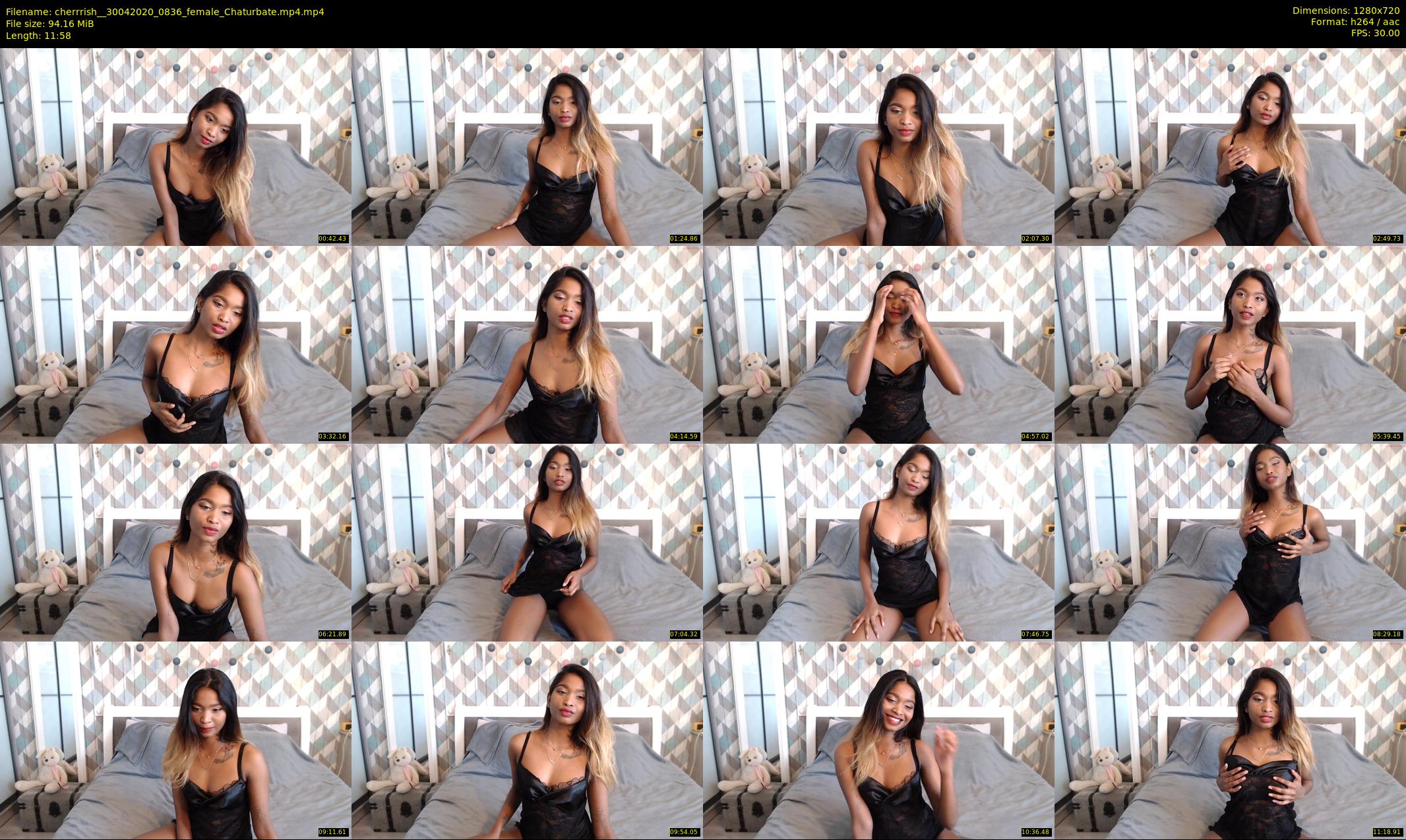 cherrrish_ — 12 minute Chaturbate female cam show recording, 720p, Apr 30, 2020