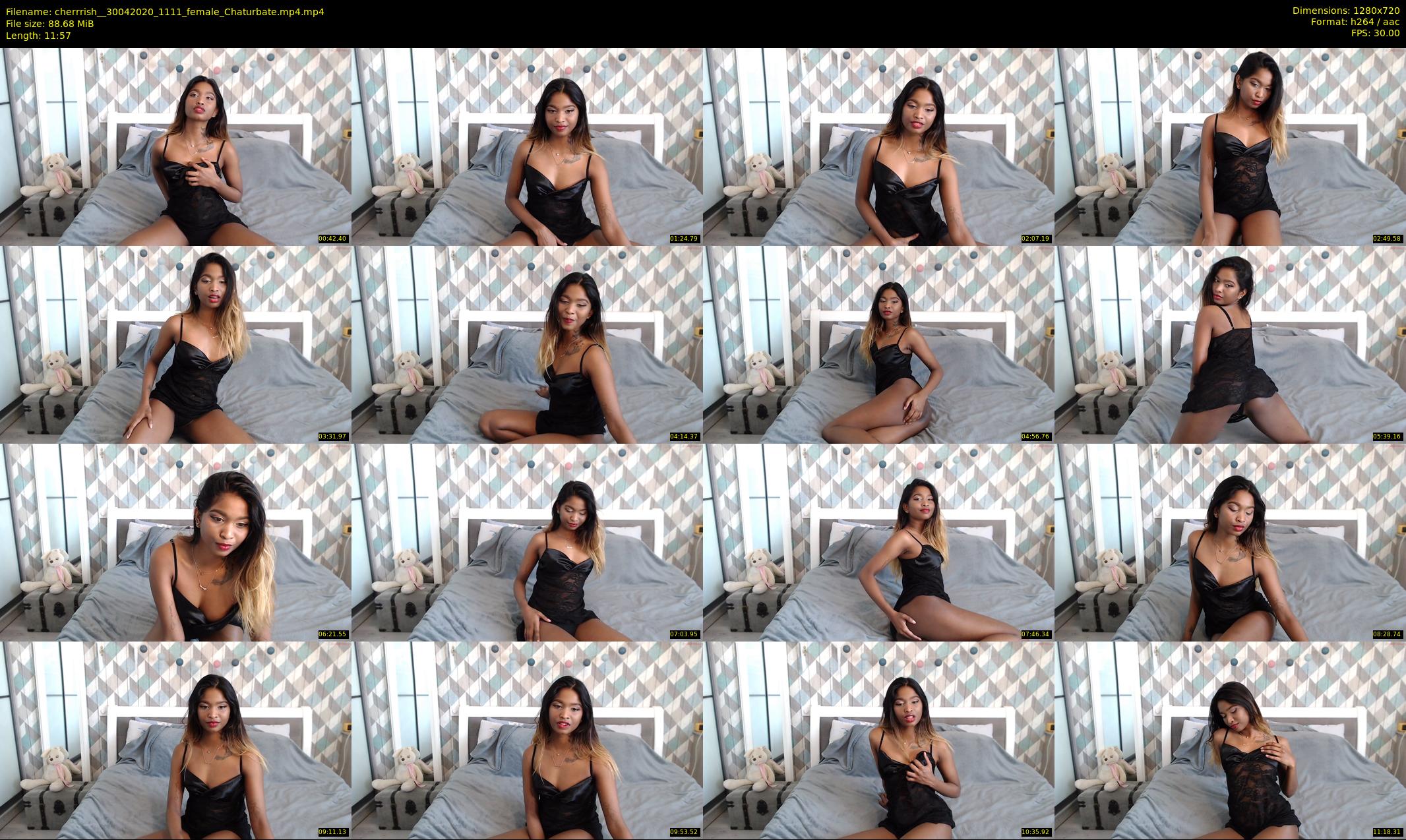 cherrrish_ — 12 minute Chaturbate female cam show recording, 720p, Apr 30, 2020
