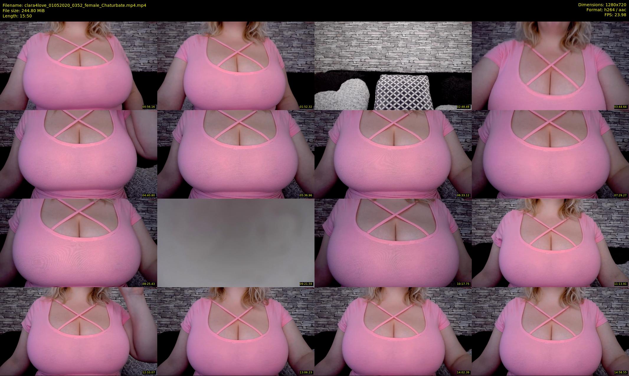 clara4love — 16 minute Chaturbate female cam show recording, 720p, May 1, 2020