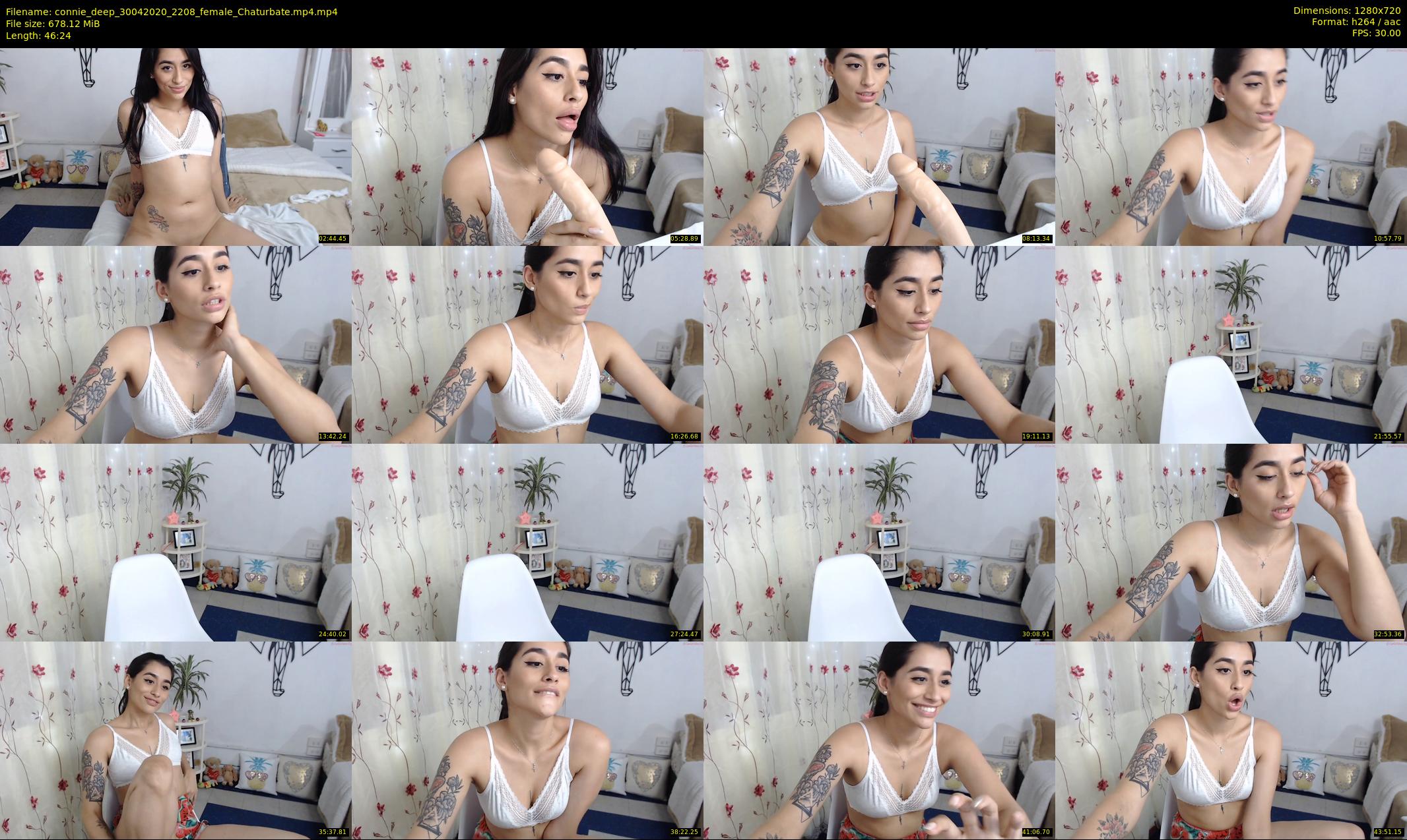 connie_deep — 47 minute Chaturbate female cam show recording, 720p, Apr 30, 2020