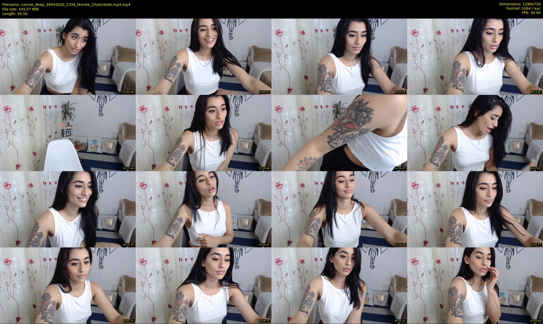 connie_deep — 35 minute Chaturbate female cam show recording, 720p, Apr 30, 2020