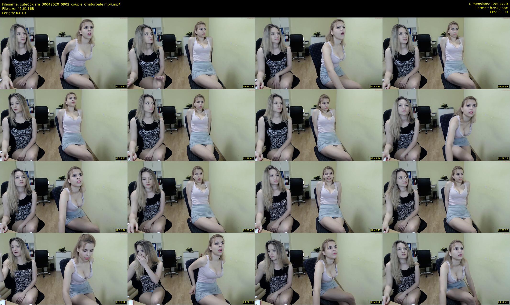 cute00kiara — 5 minute Chaturbate female cam show recording, 720p, Apr 30, 2020