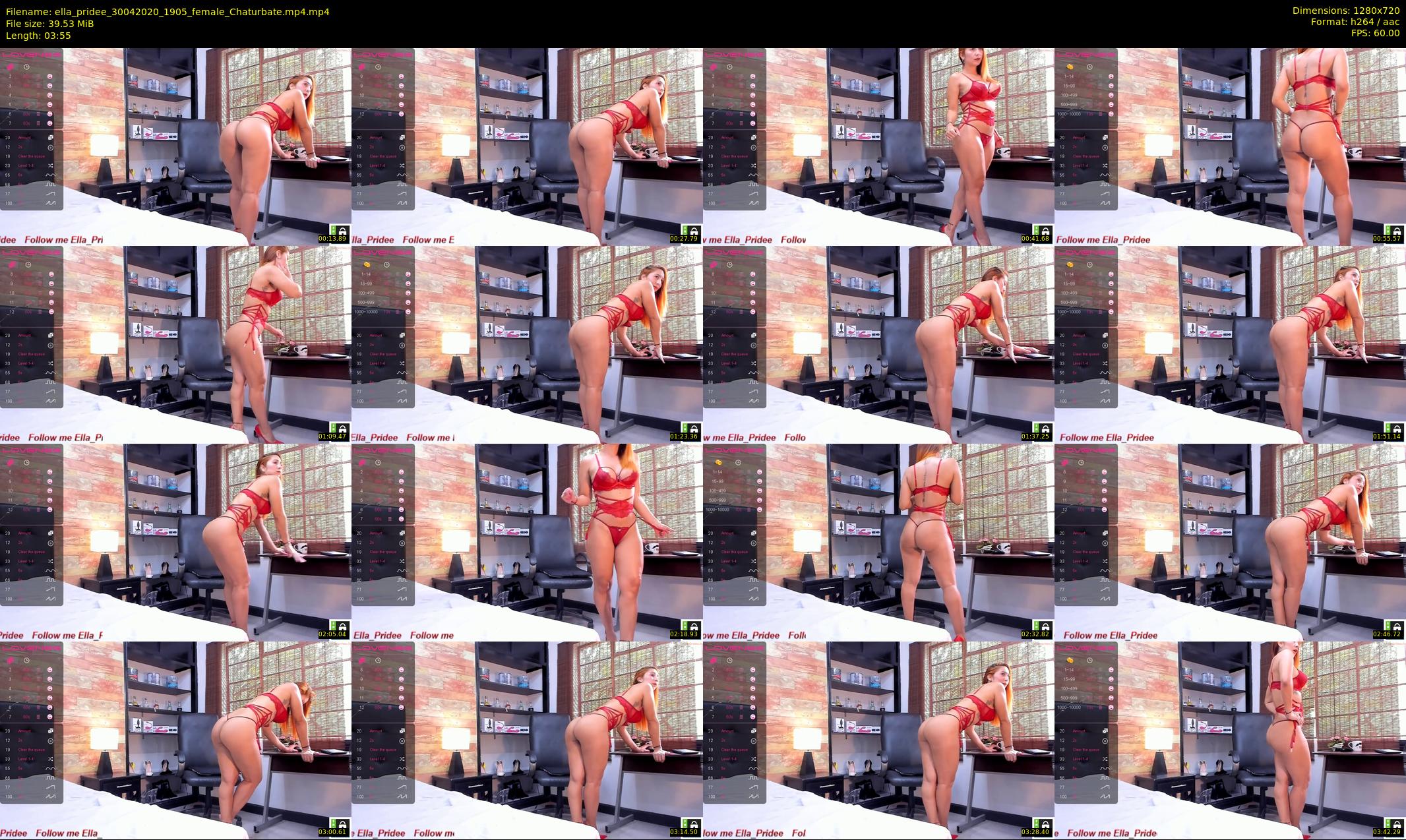 ella_pridee — 4 minute Chaturbate female cam show recording, 720p, Apr 30, 2020