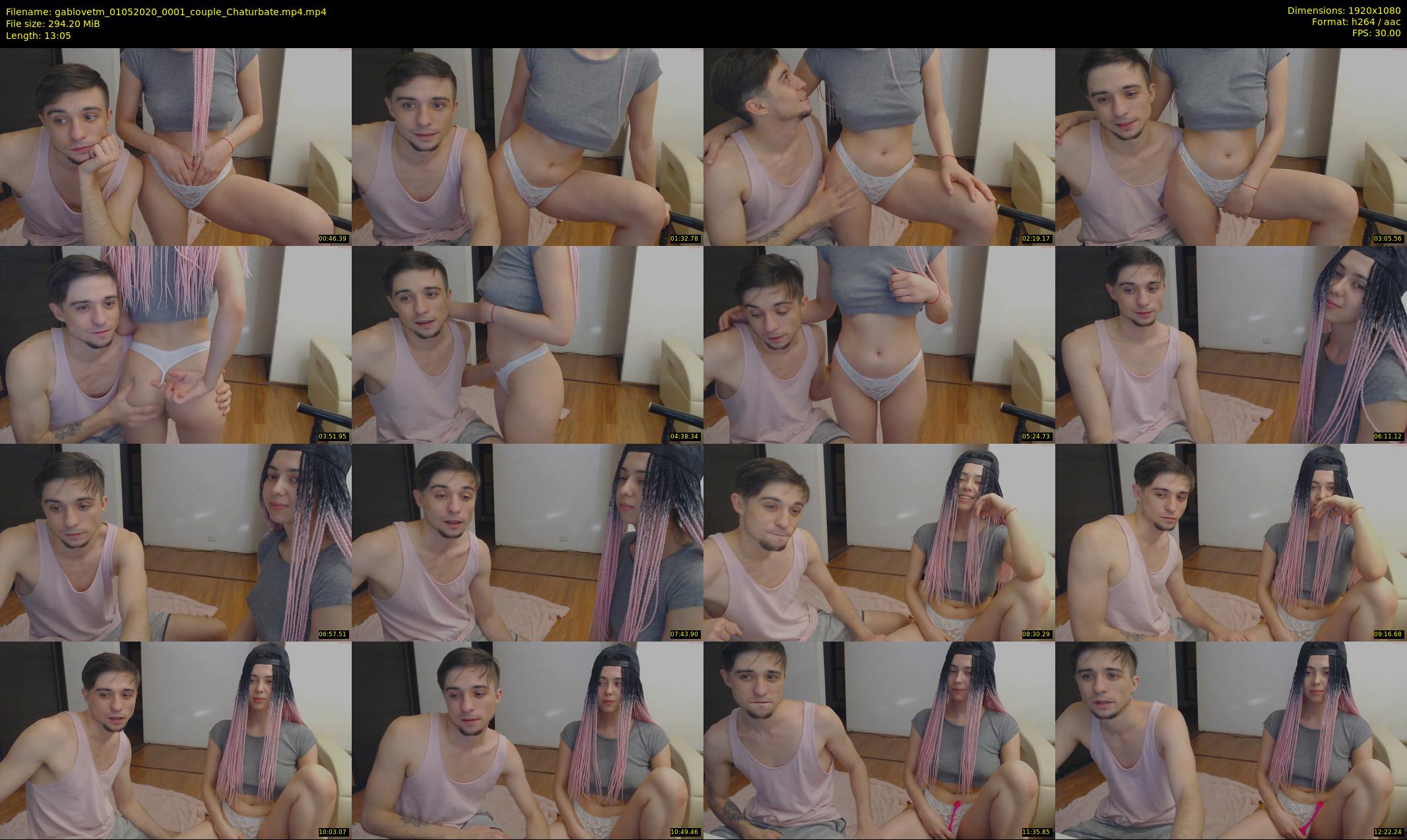 gablovetm — 14 minute Chaturbate couple cam show recording, 1080p, May 1, 2020