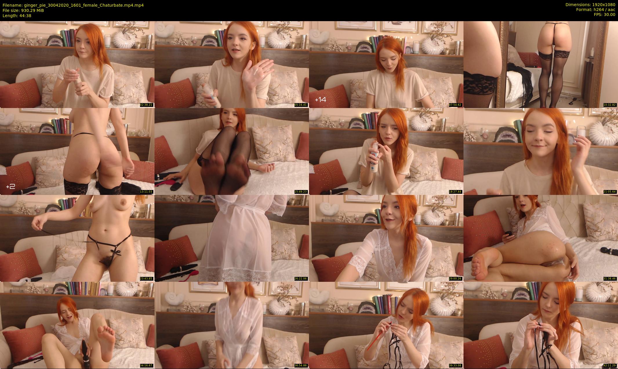 ginger_pie — 45 minute Chaturbate female cam show recording, 1080p, Apr 30, 2020