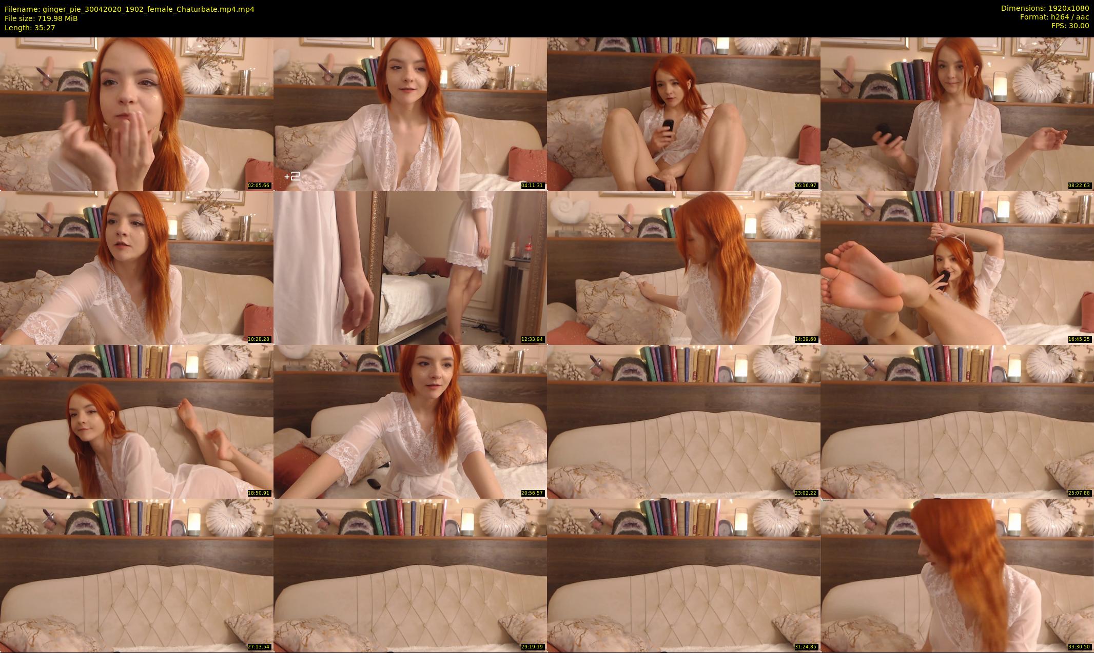 ginger_pie — 36 minute Chaturbate female cam show recording, 1080p, Apr 30, 2020